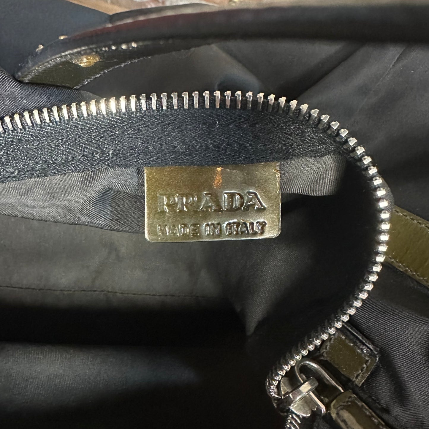 Vintage Prada Nylon Mini Boston Bag
