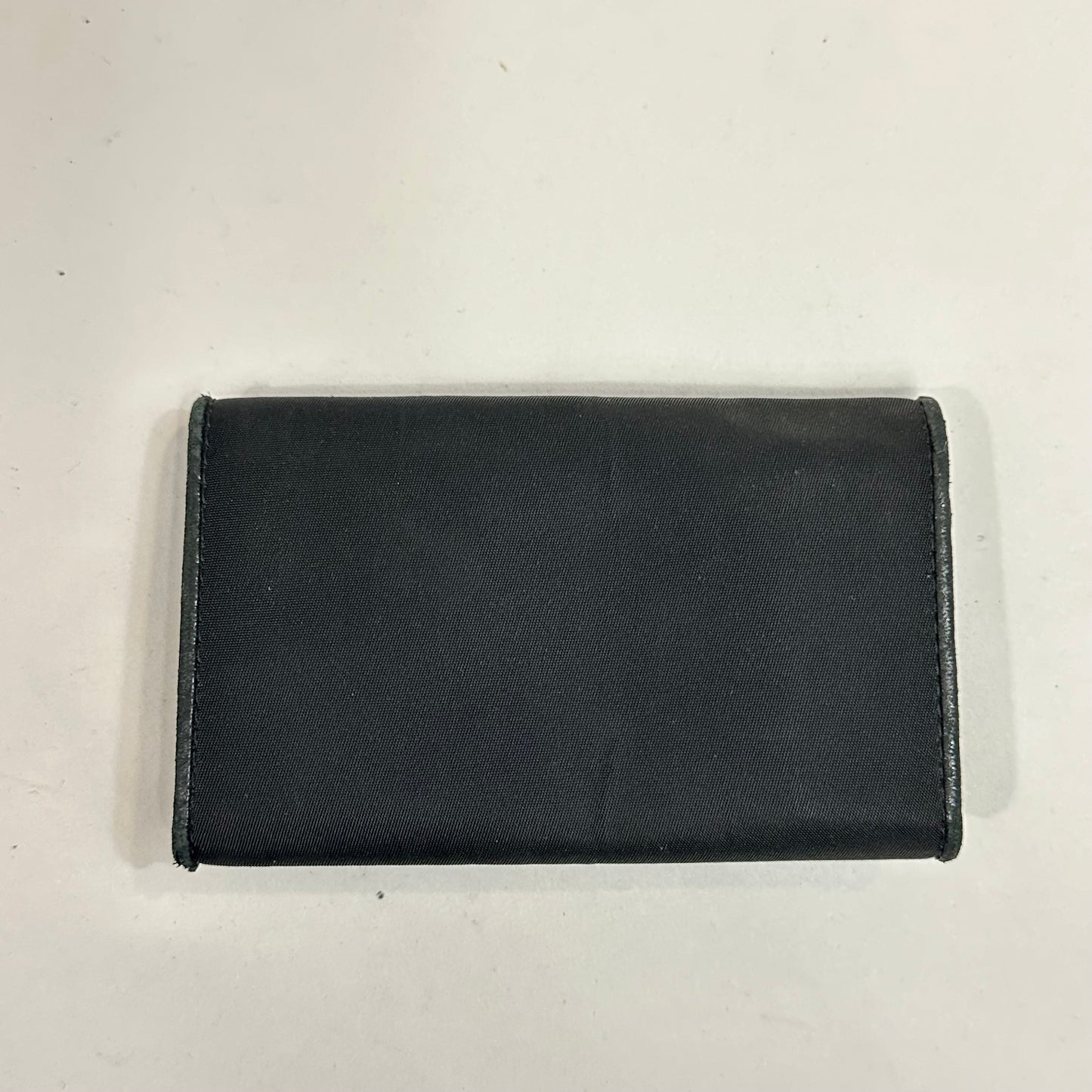 Vintage Prada Nylon and Leather Bow Key Holder