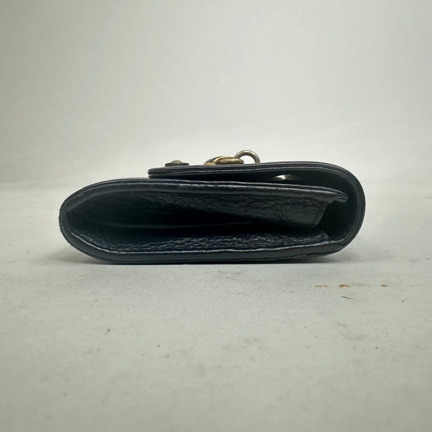 Chloe Paddington Black Leather Long Wallet with Box, Dustbag, and Card