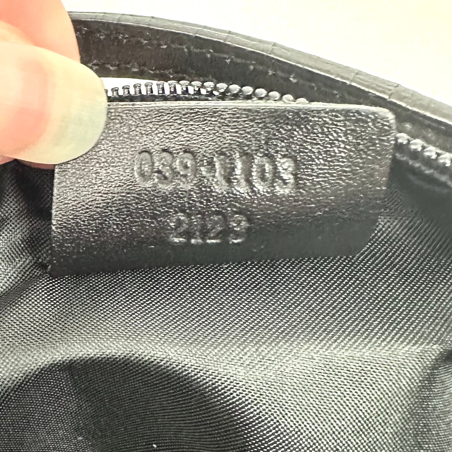 Vintage Gucci Black Nylon Boat Pochette