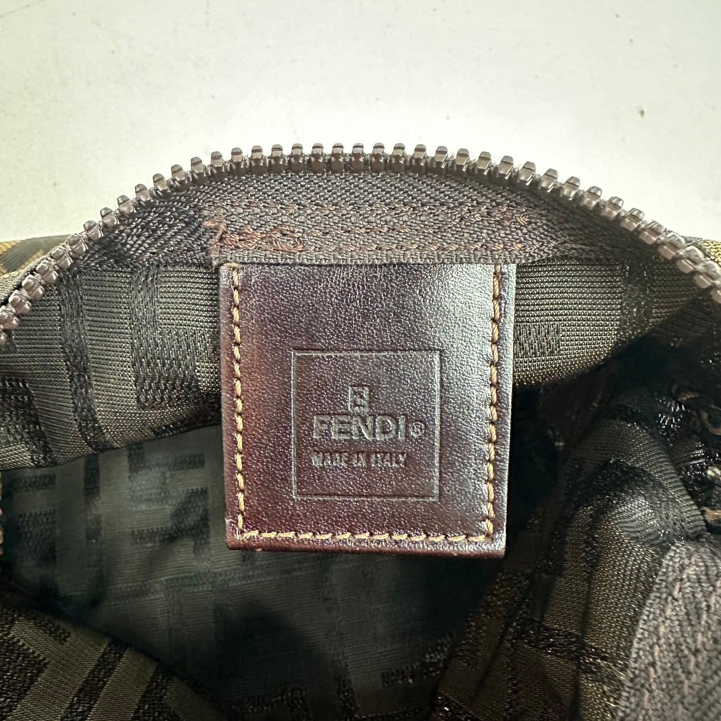 Vintage Fendi Zucca Mini Pouch