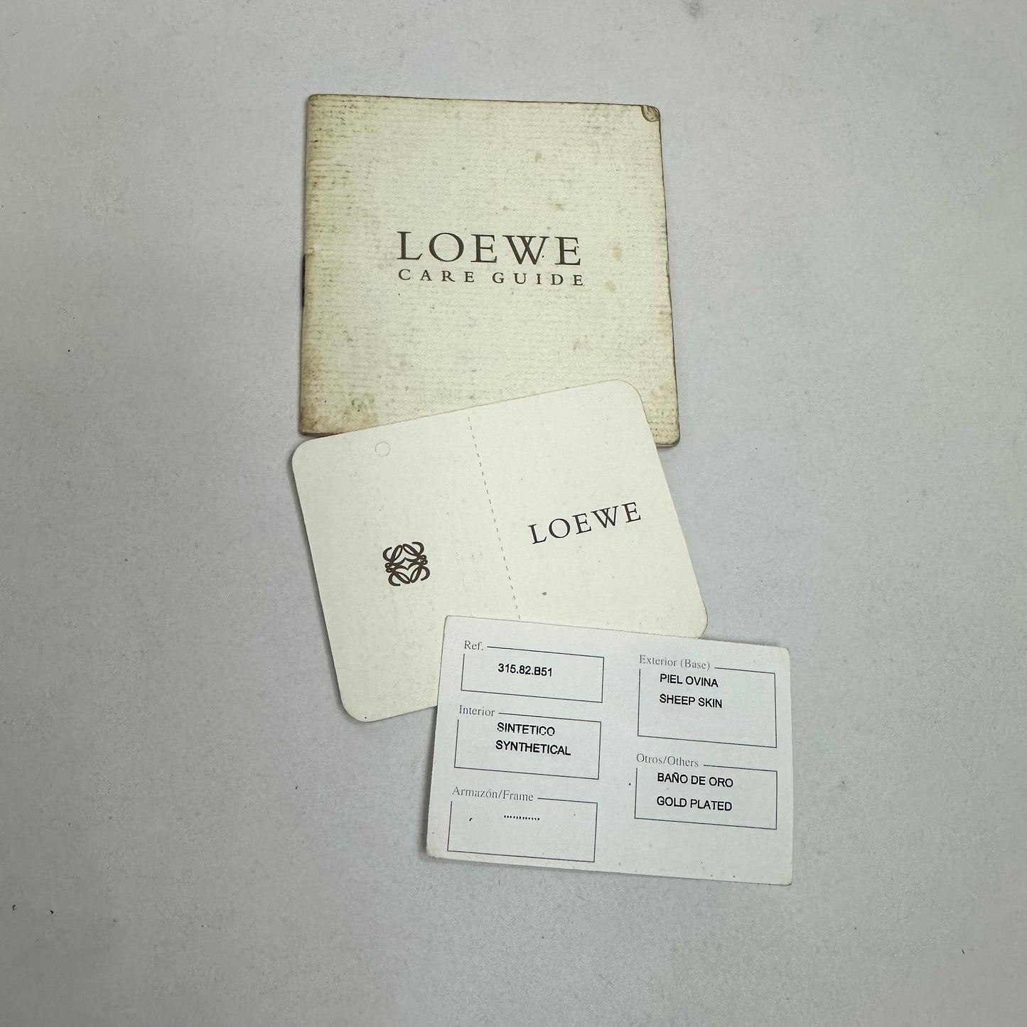 Vintage Loewe Nappa Aire Tan Sheepskin Leather Hobo Bag