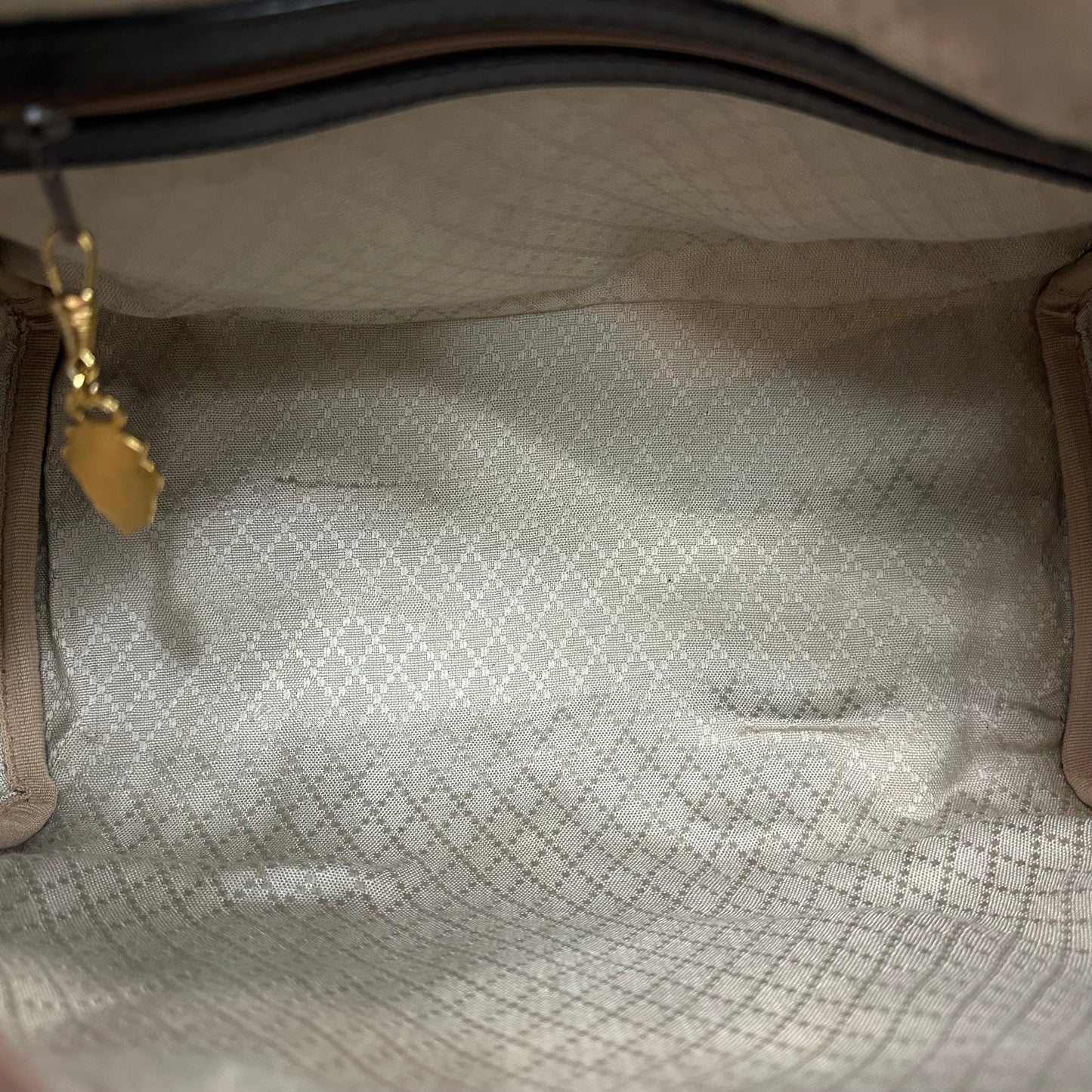 Vintage Gucci Brown Suede Boston Bag