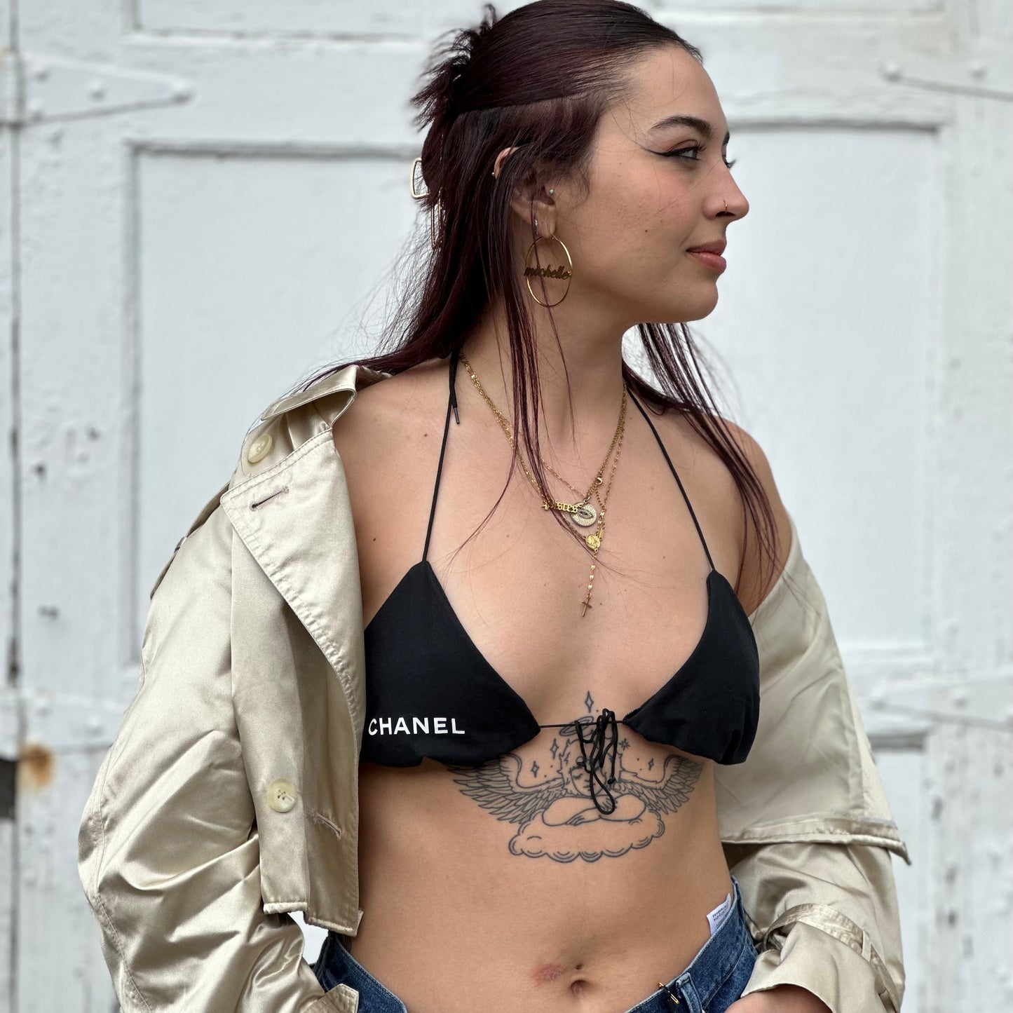 Reworked Dustbag Bikini Top