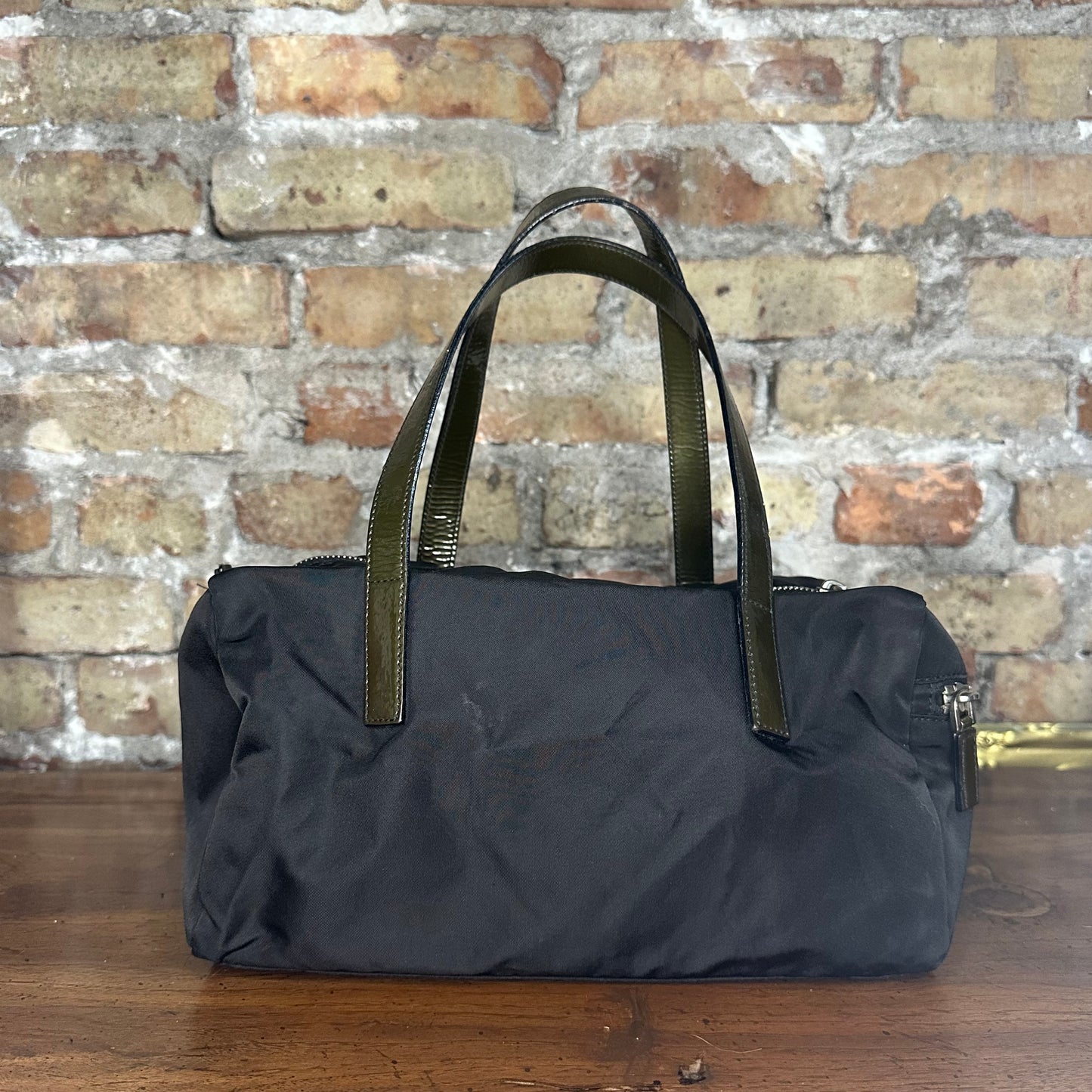 Vintage Prada Nylon Mini Boston Bag