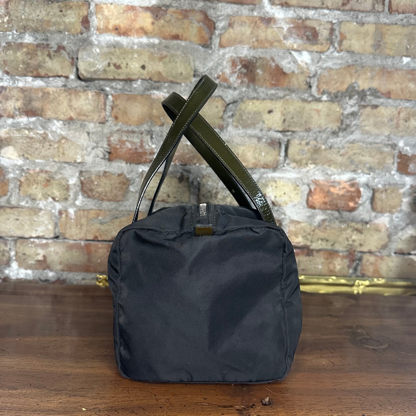 Vintage Prada Nylon Mini Boston Bag