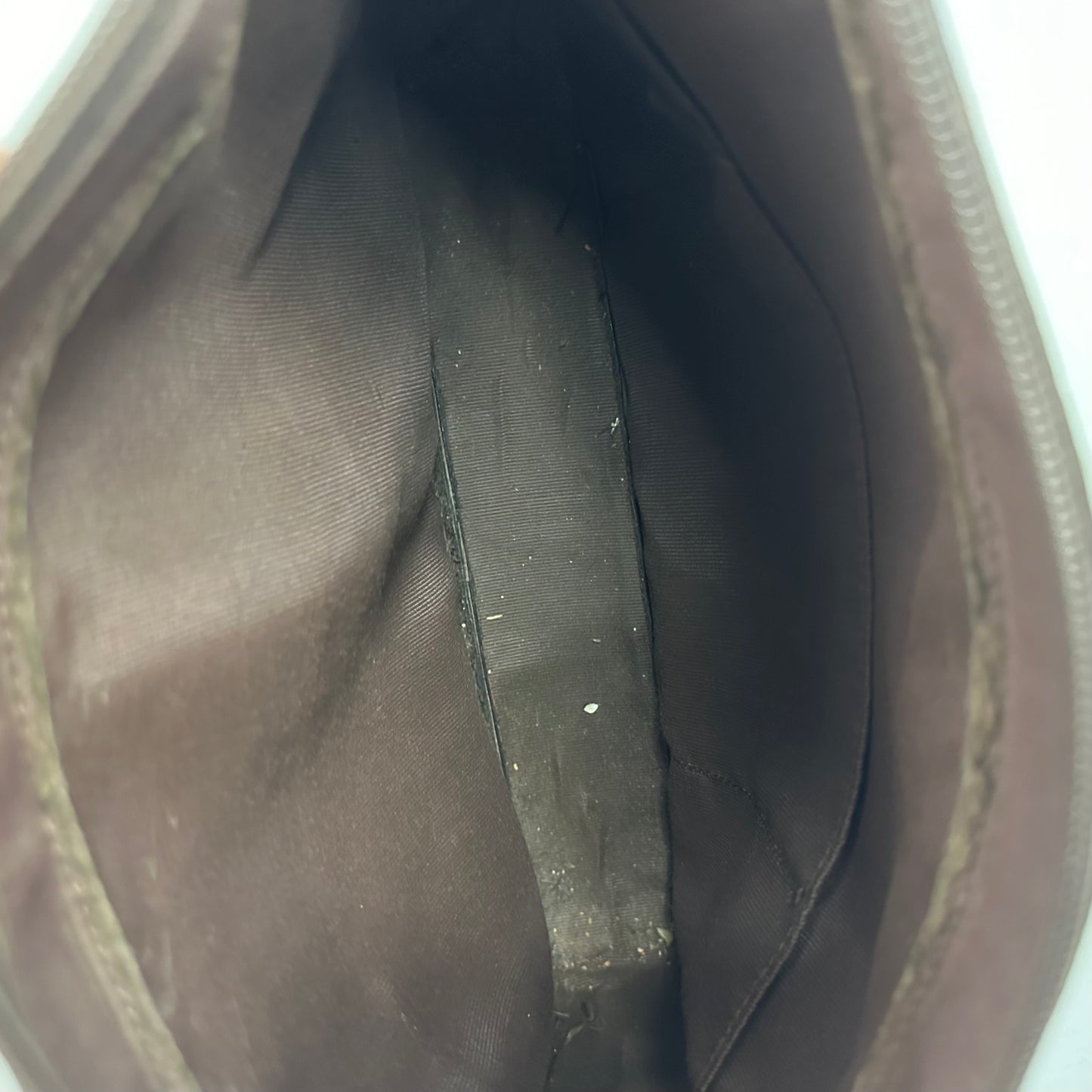 Vintage 1970ās Fendi Zucchino Brown Suede Shoulder Bag