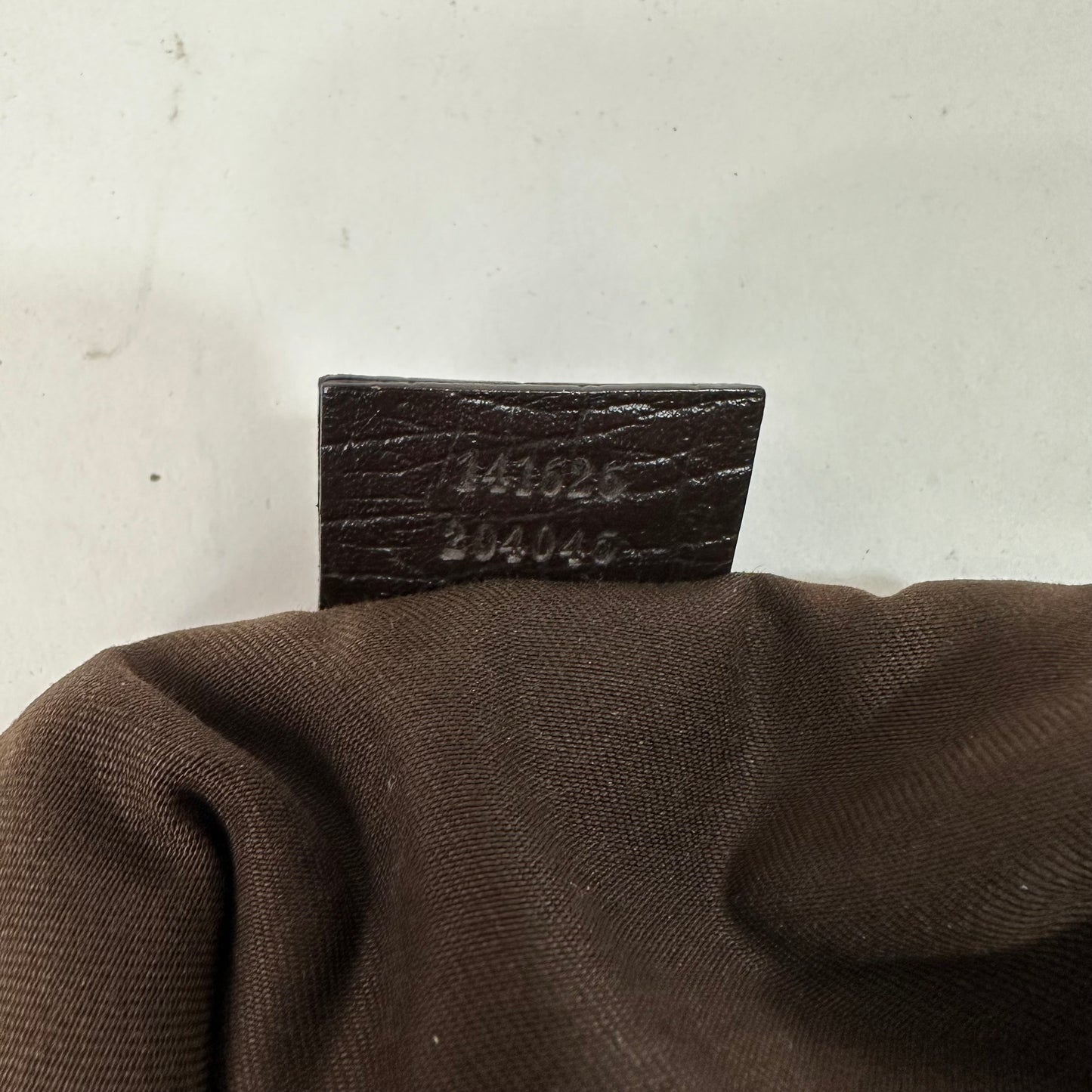 Gucci Monogram Coated Canvas Flat Messenger Bag