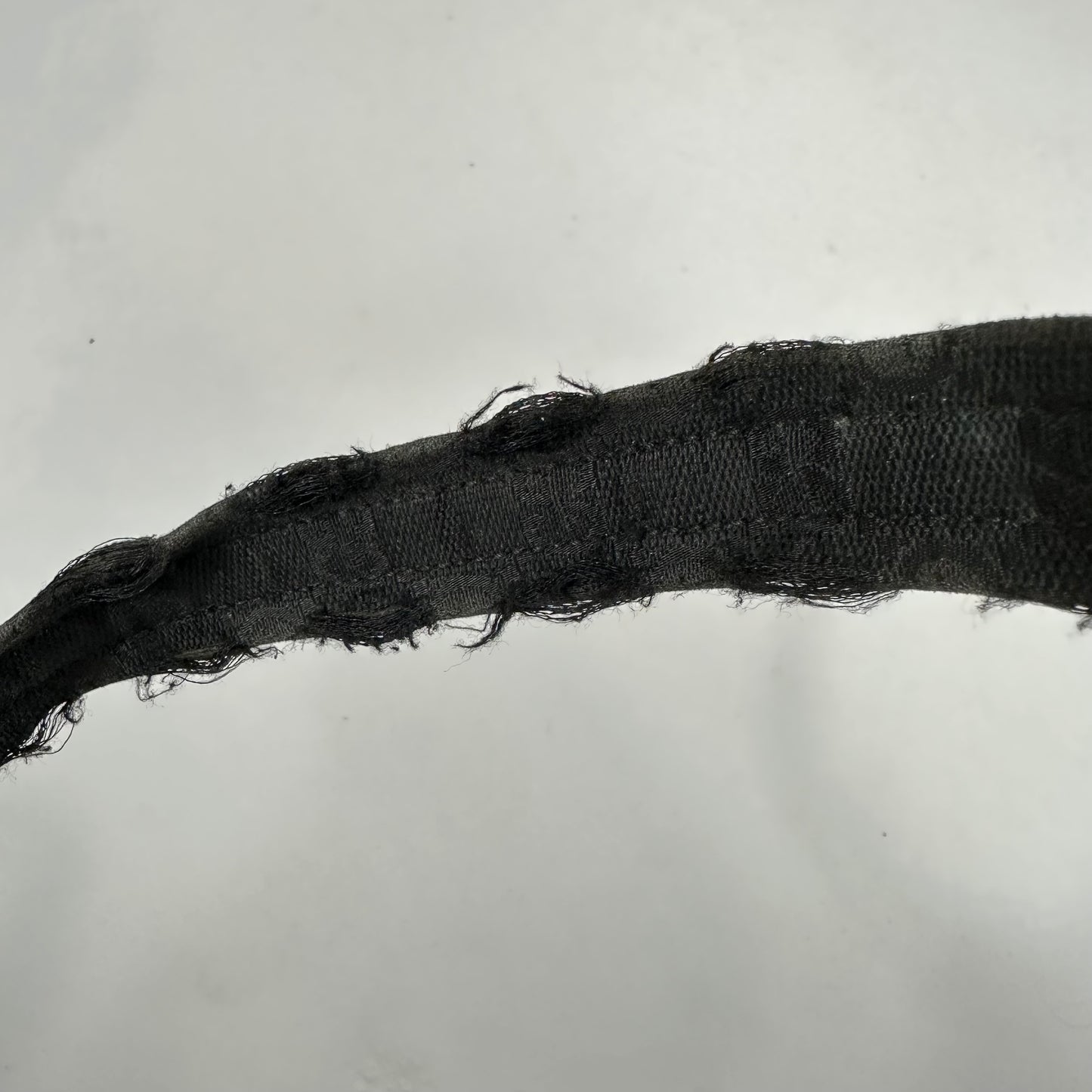 Vintage Gucci Black Monogram Hobo Baguette Bag