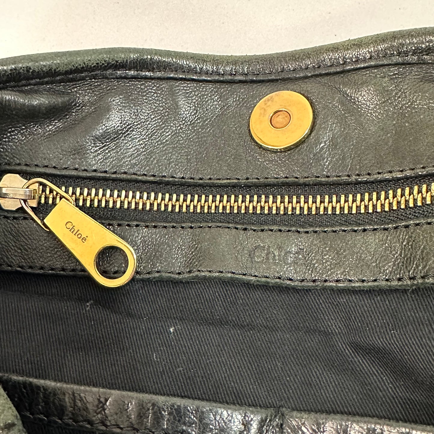 Chloé Ethel Ether Black Leather Hobo Tote Bag