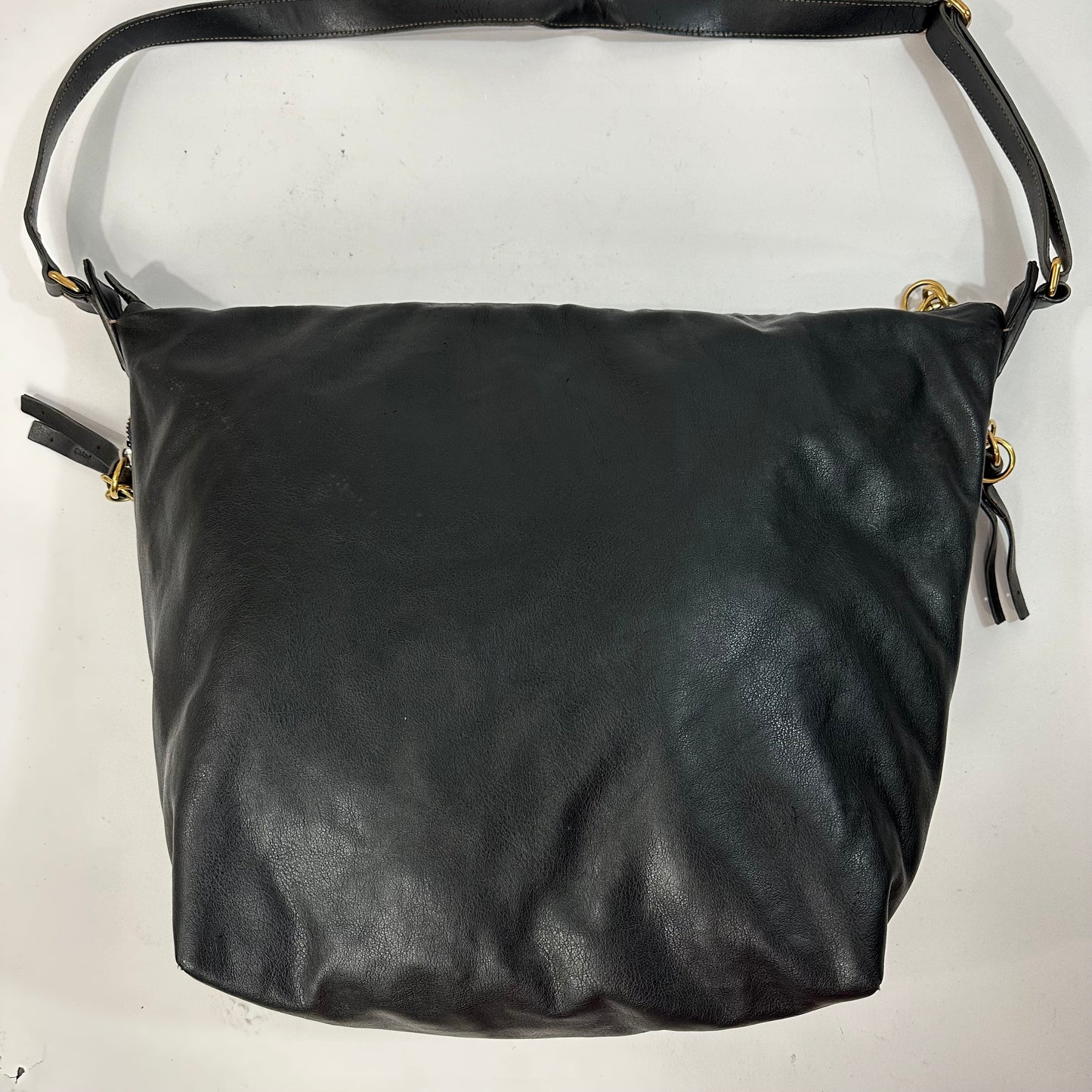 Chloé Eclipse Black Leather Large Hobo Shoulder Bag