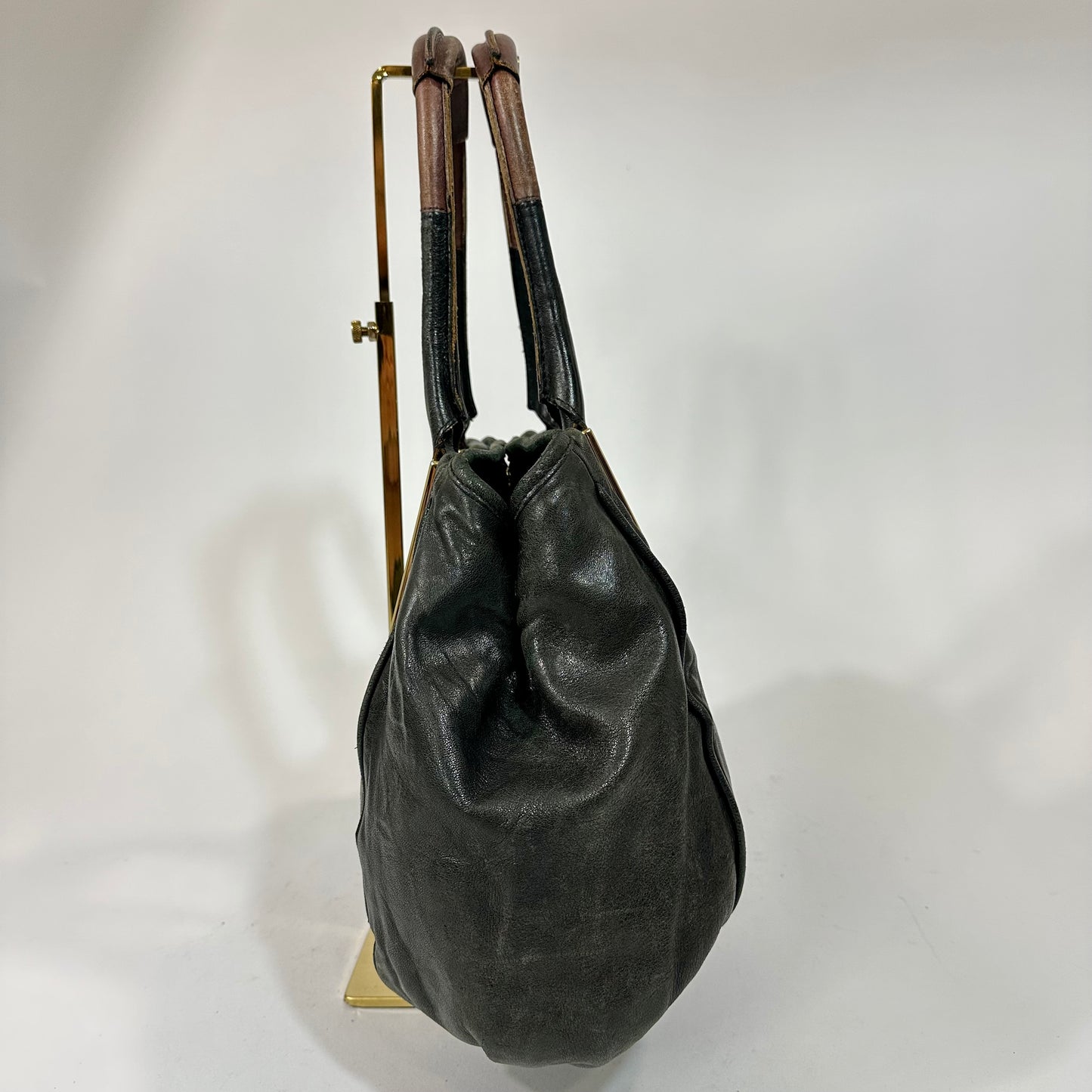 Chloé Ethel Ether Black Leather Hobo Tote Bag