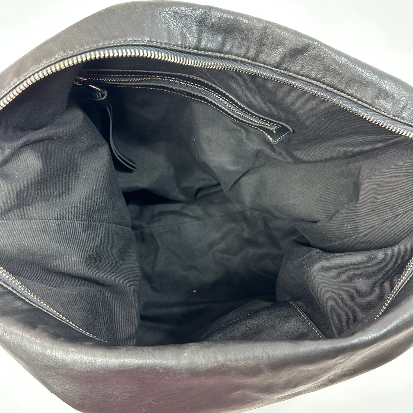 Chloé Eclipse Black Leather Large Hobo Shoulder Bag