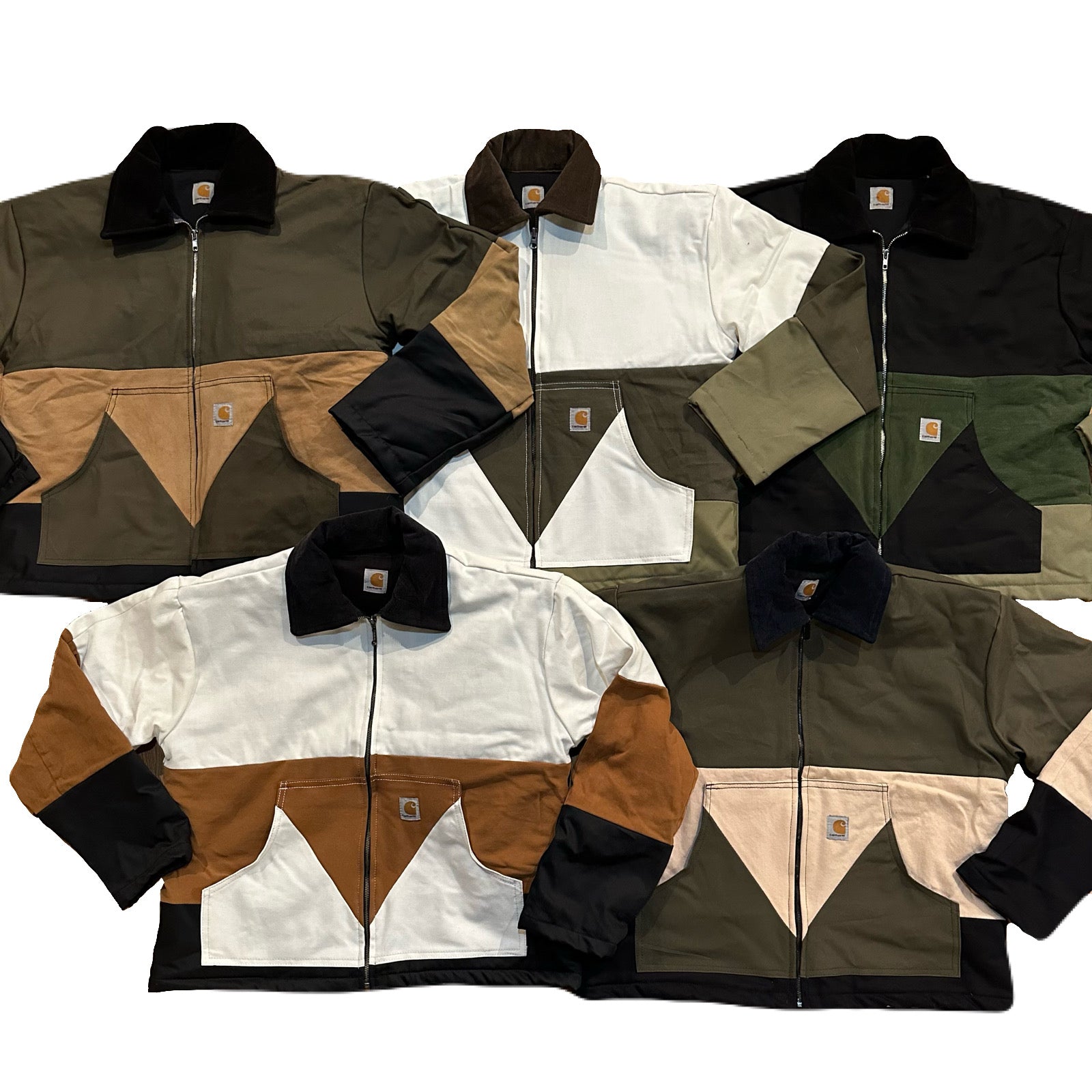 Reworked Carhartt Colorblock Jacket – 18th Street Vintage Chicago