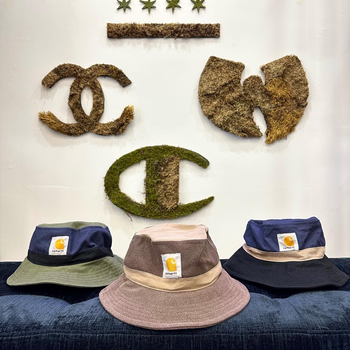 Reworked Vintage Colorblock Carhartt Bucket Hat