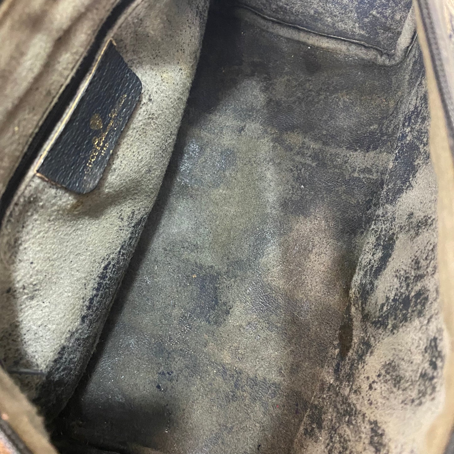 Vintage Gucci Navy Blue Boston Bag