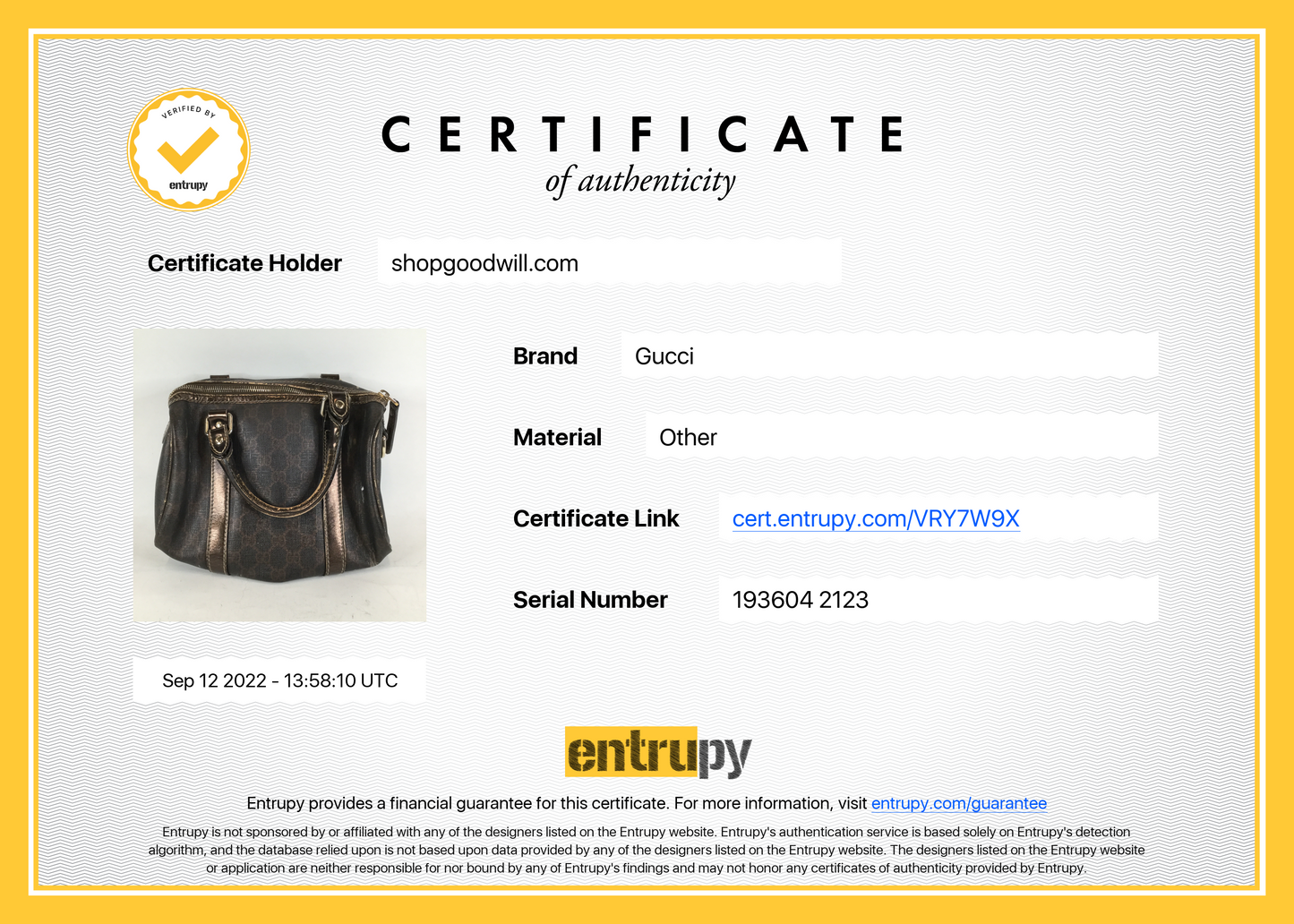 Vintage Gucci Bronze Metallic Mini Boston Bag