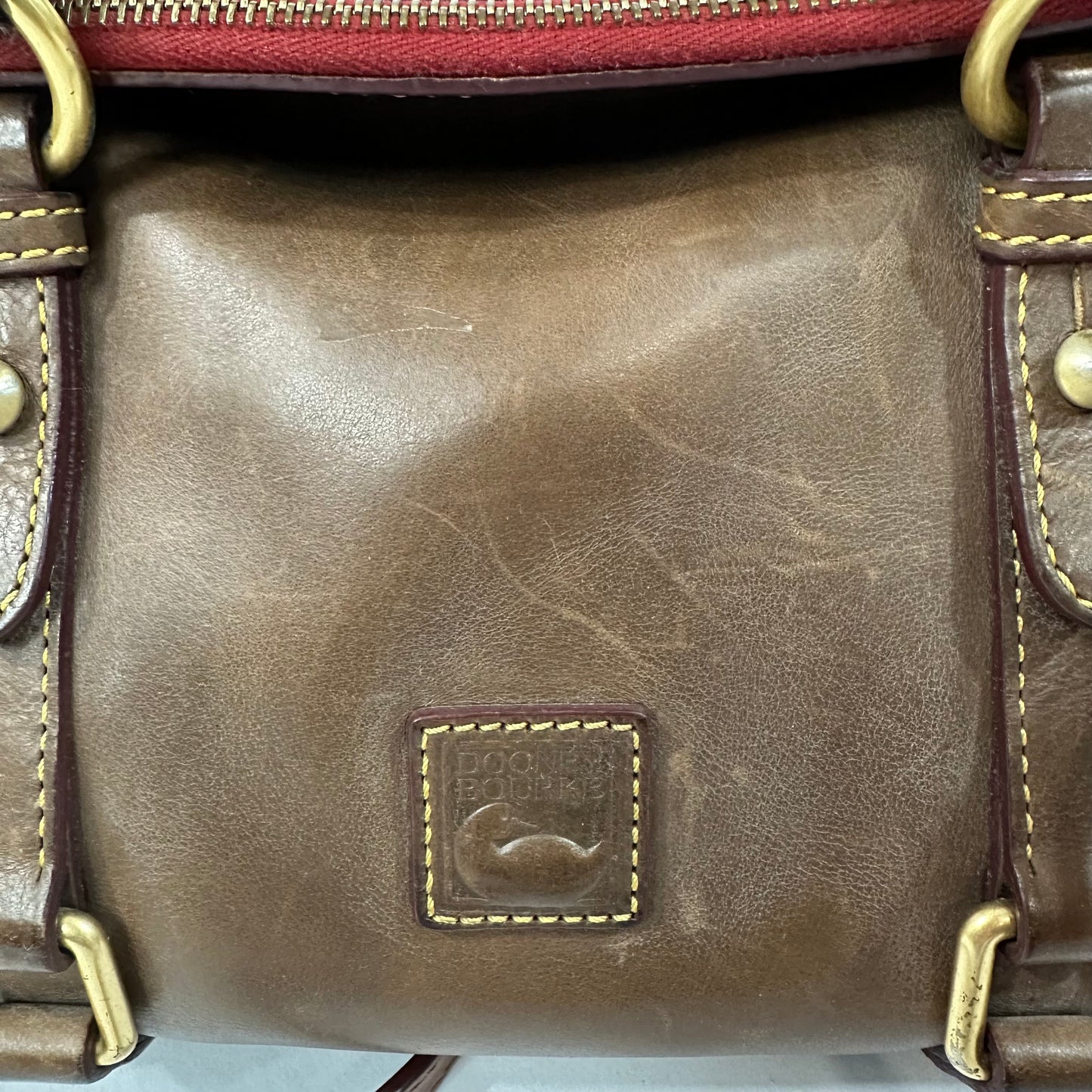 Dooney & Bourke Brown Leather Florentine Vachetta Satchel