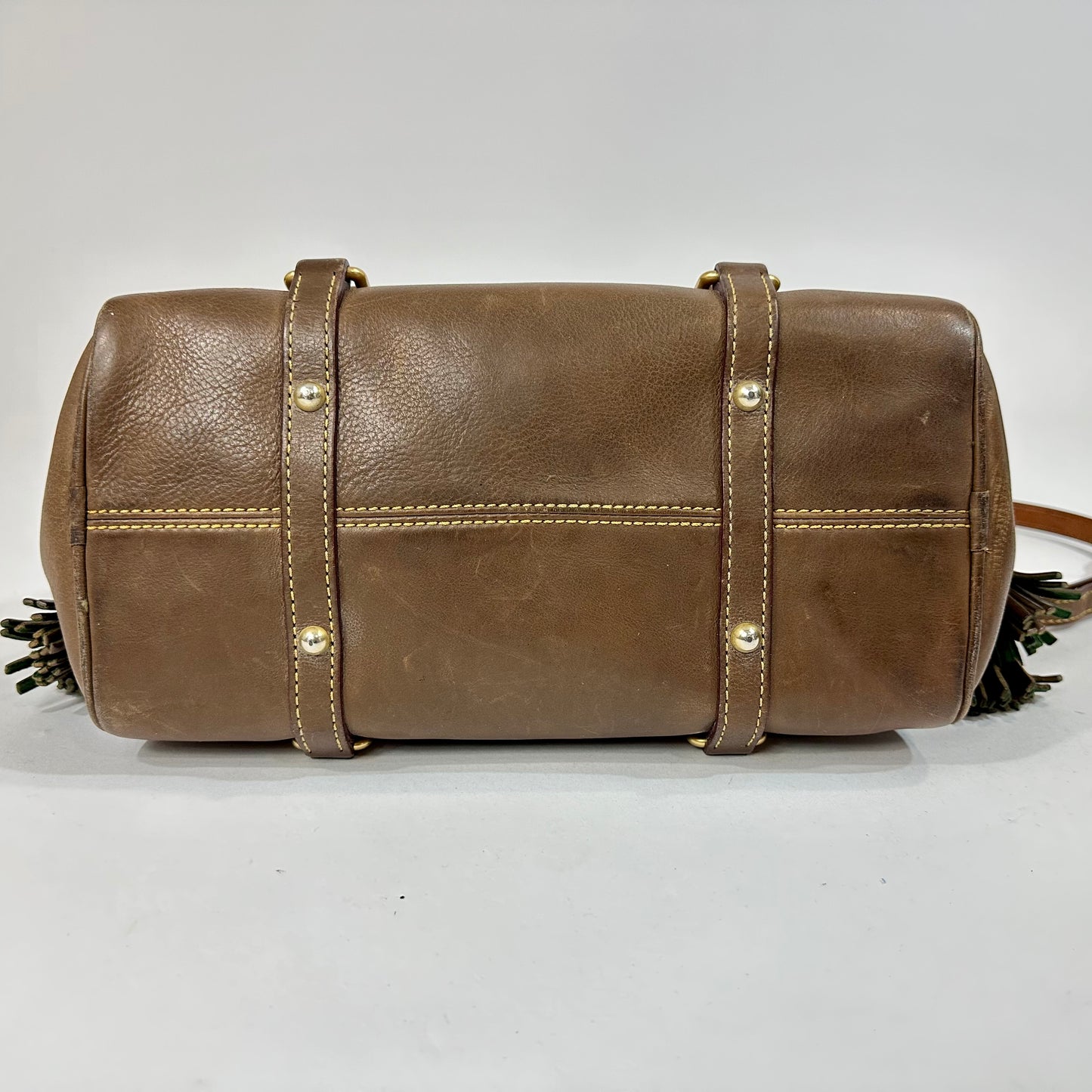 Dooney & Bourke Brown Leather Florentine Vachetta Satchel