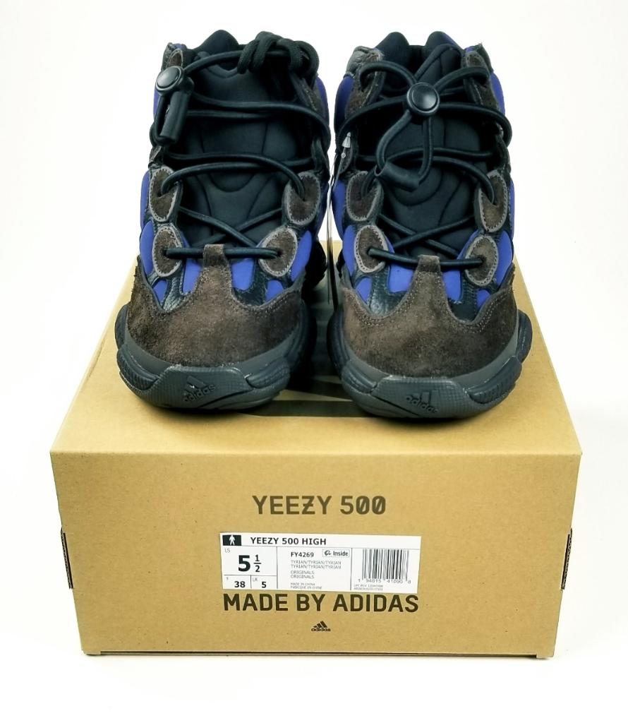 Adidas Yeezy 500 High Tyrian Sneakers
