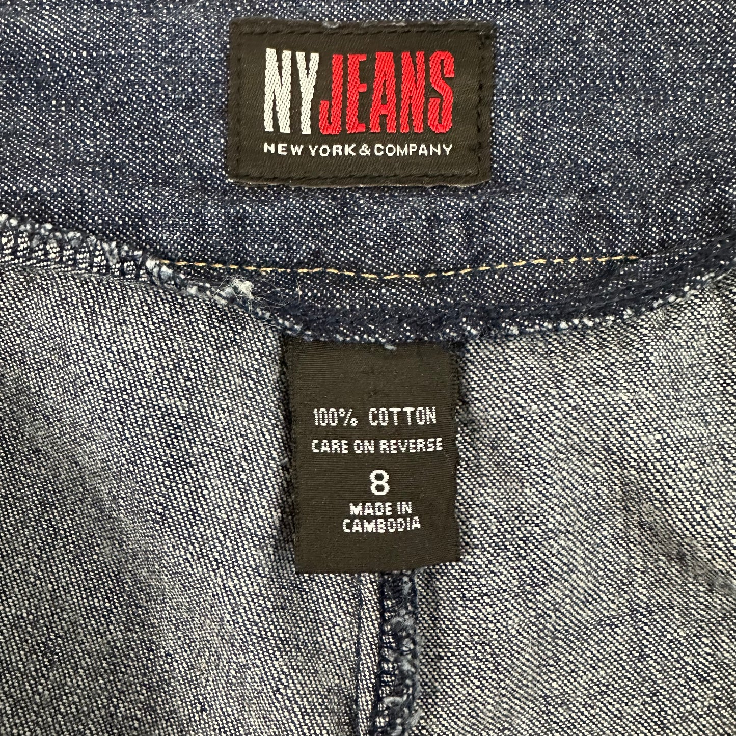 Vintage Y2K NY Jeans Pleated Mini Skirt Skort