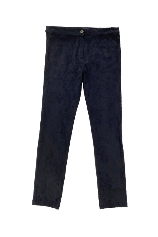Fabrizio Gianni Faux Suede Stretch Pants