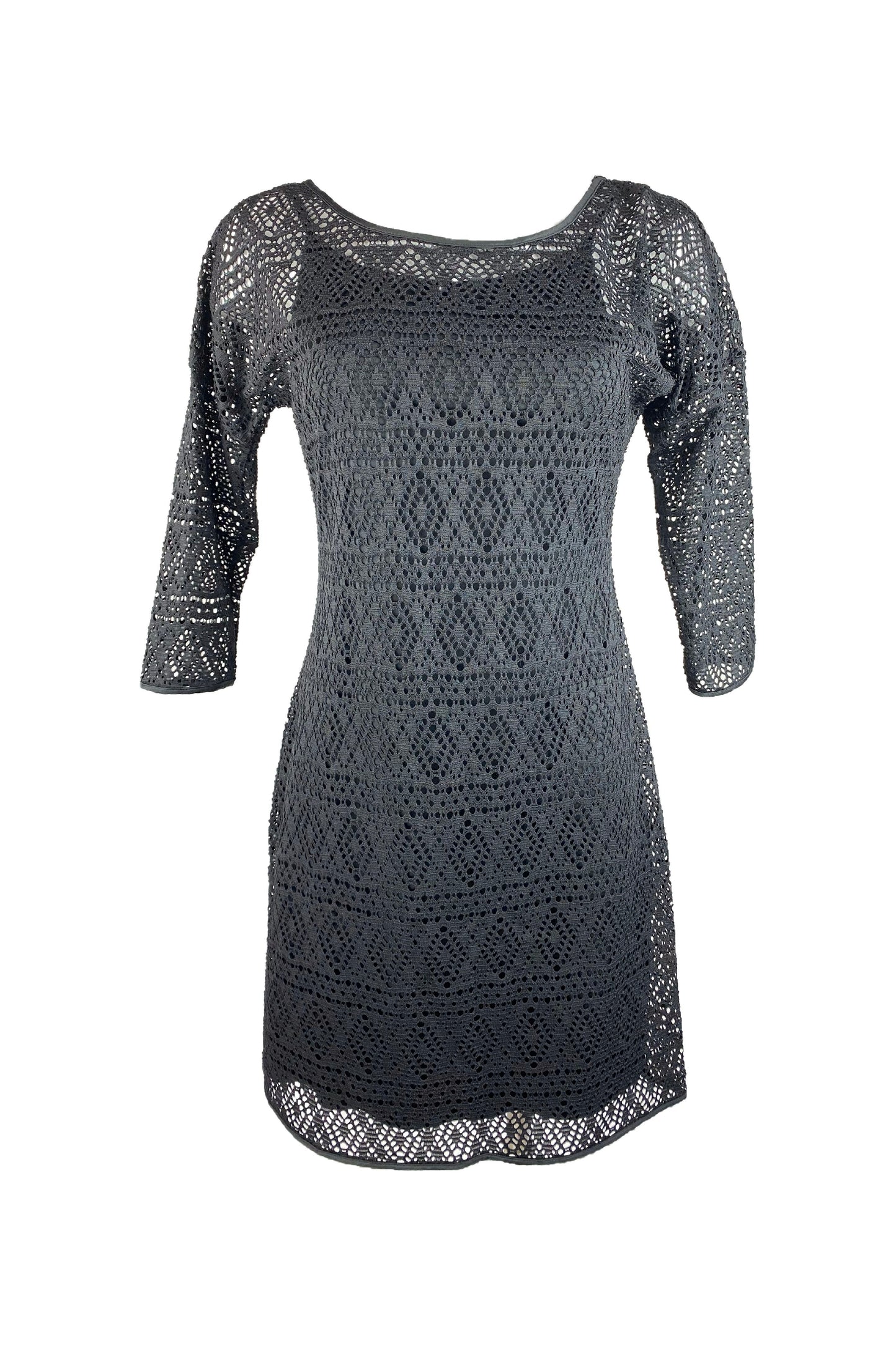 Black Lace Mini Dress