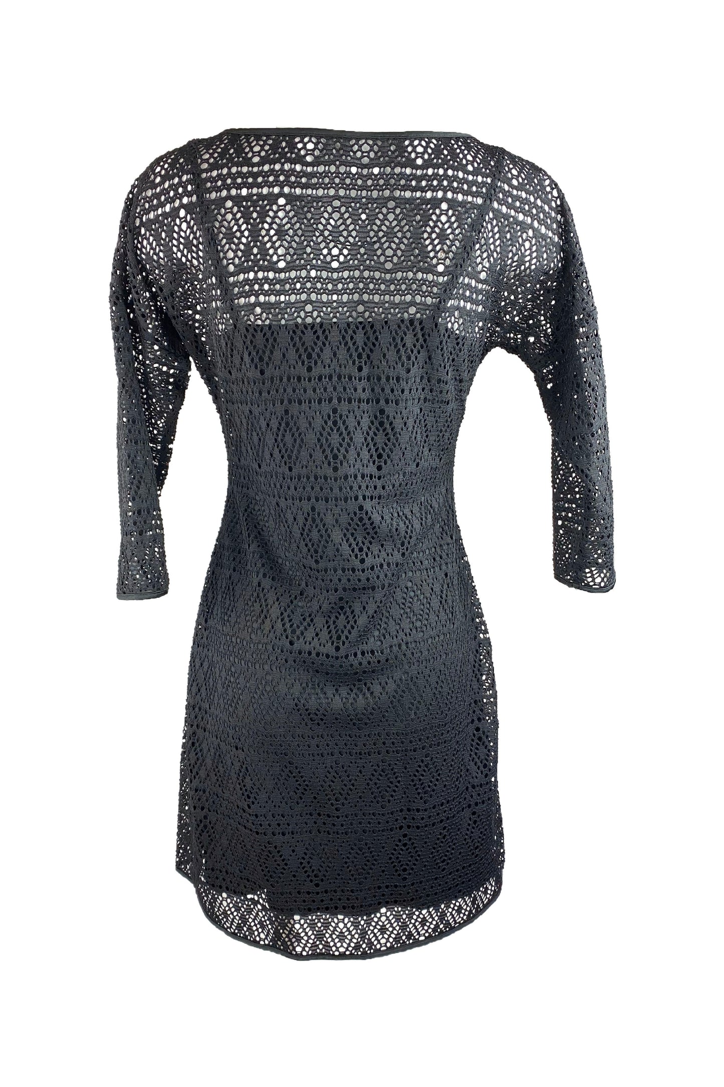 Black Lace Mini Dress