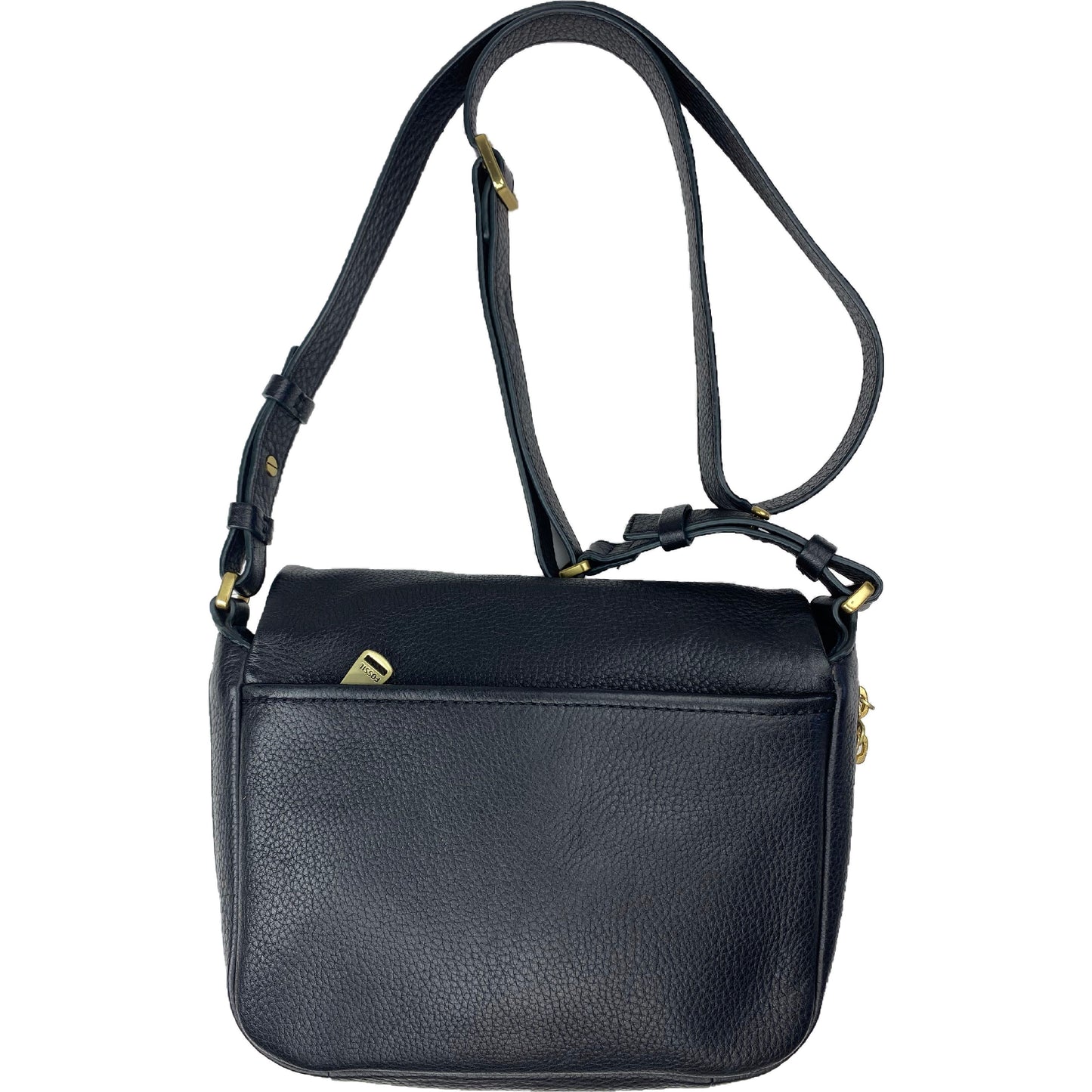 Fossil Preston Calf Hair Small Flap Leather Cheetah Print Crossbody Bag