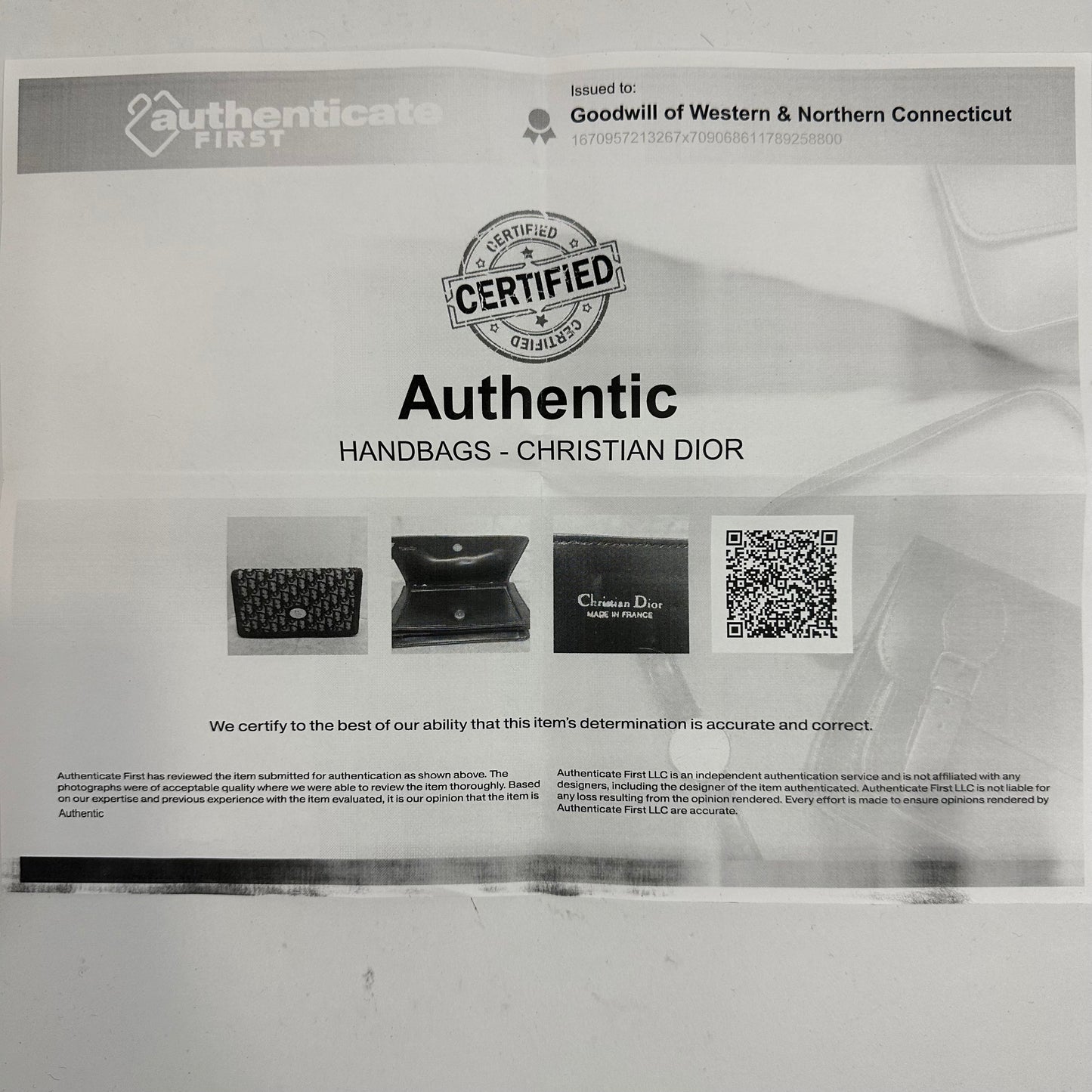 Vintage Christian Dior Navy Blue Trotter Monogram Clutch