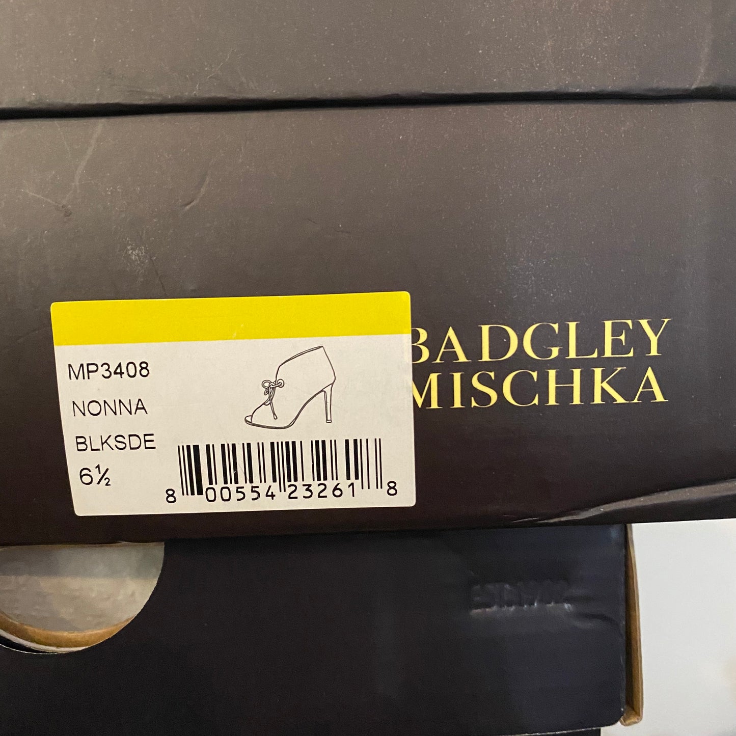 Badgley Mischka Nonna Black Suede Ankle Bootie