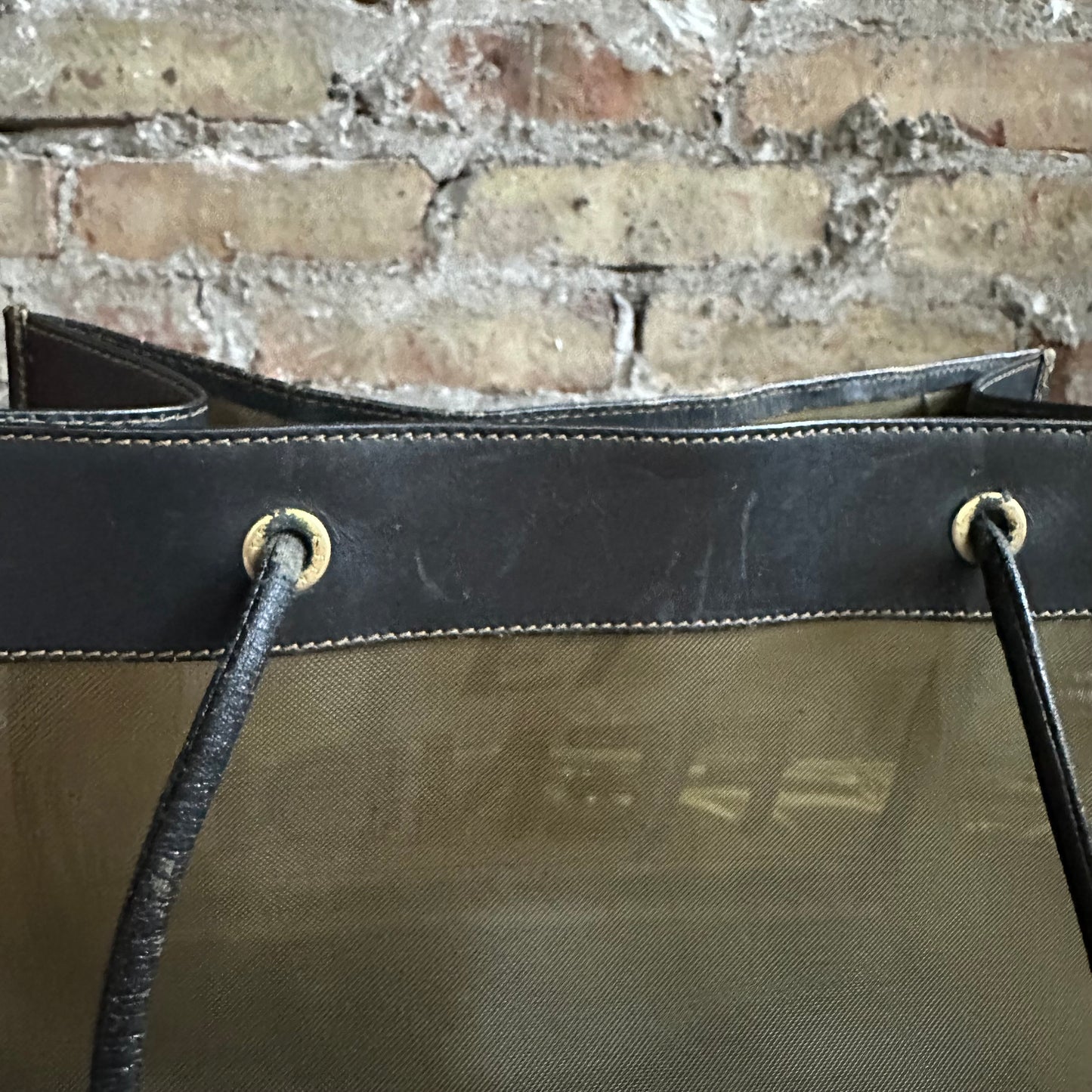 Vintage Fendi Mesh Tote Bag
