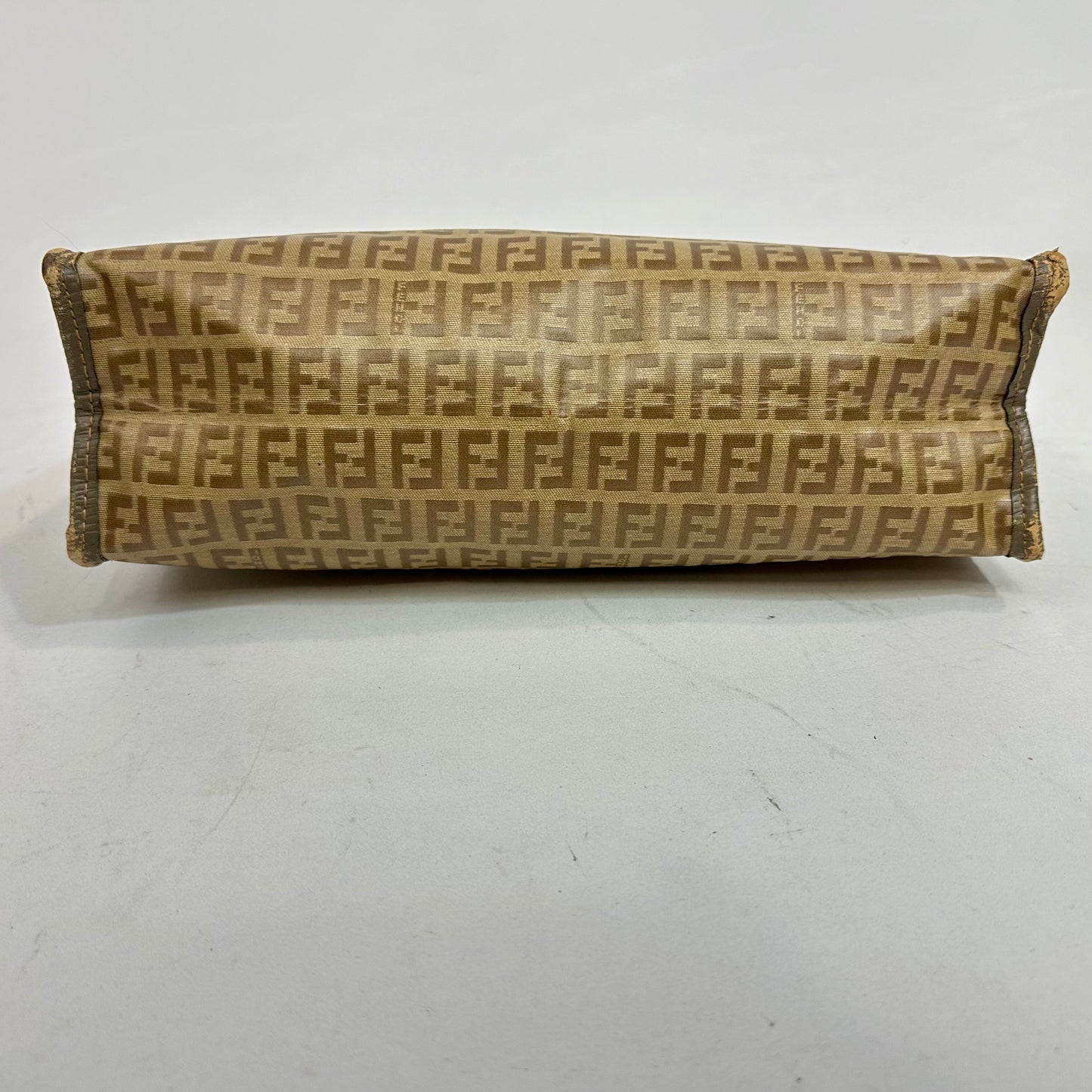 Vintage Fendi S.A.S. 1970’s Zucchino Monogram Toiletry Cosmetic Bag