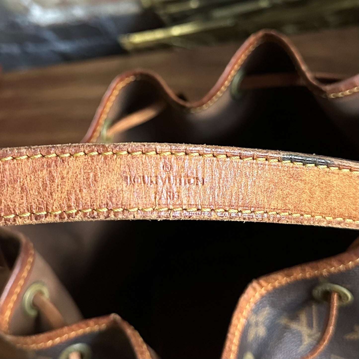 Vintage Louis Vuitton 1990's Petit Noe Monogram Bucket Bag