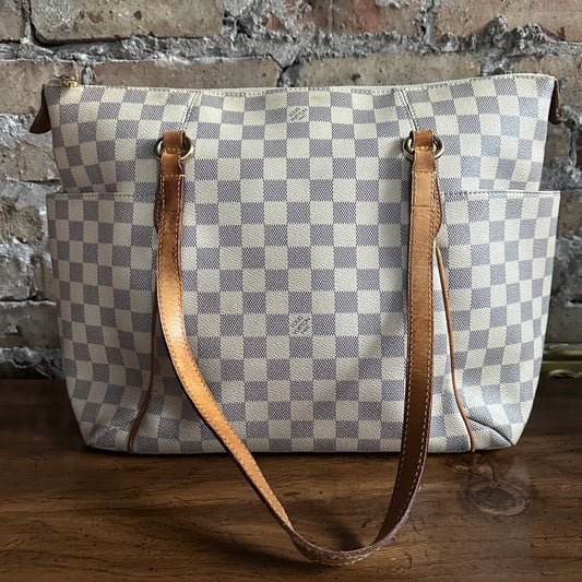 Louis Vuitton Damier Azur Totally MM Tote Bag