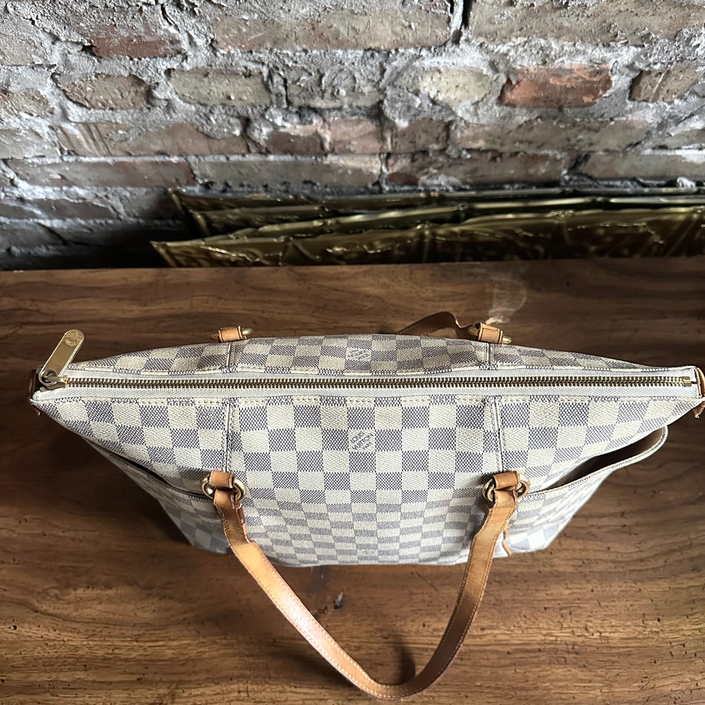 Louis Vuitton Damier Azur Totally MM Tote Bag