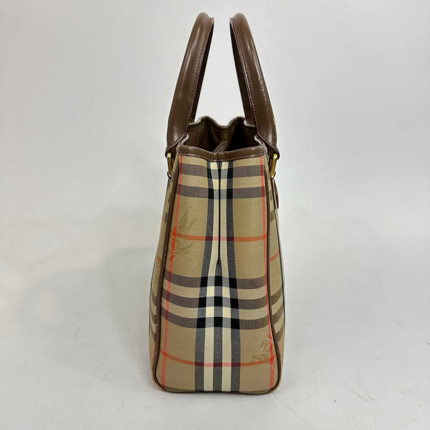 Vintage 1990’s Burberry Haymarket Nova Check Tote