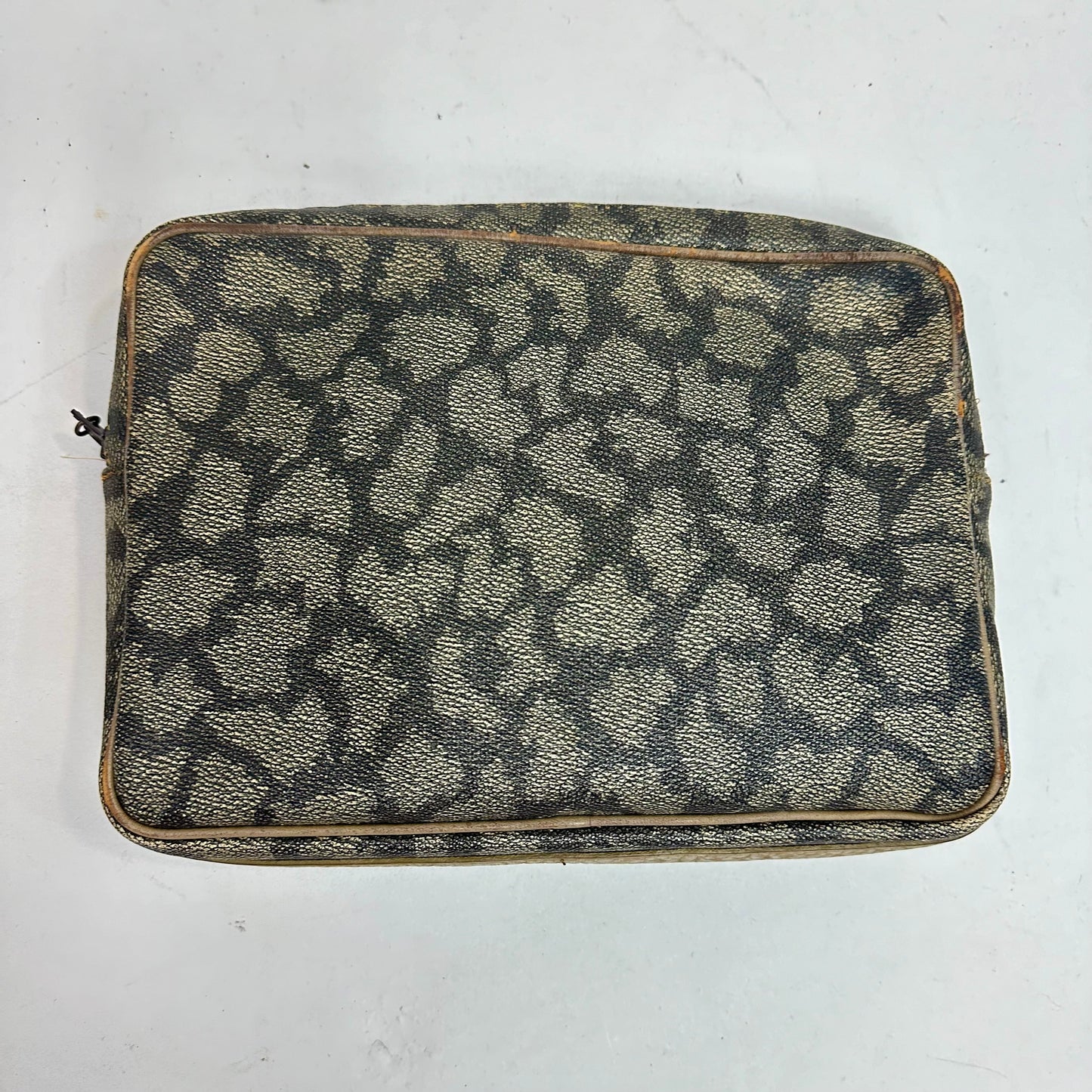 Vintage YSL Yves Saint Laurent Giraffe Print Pouch