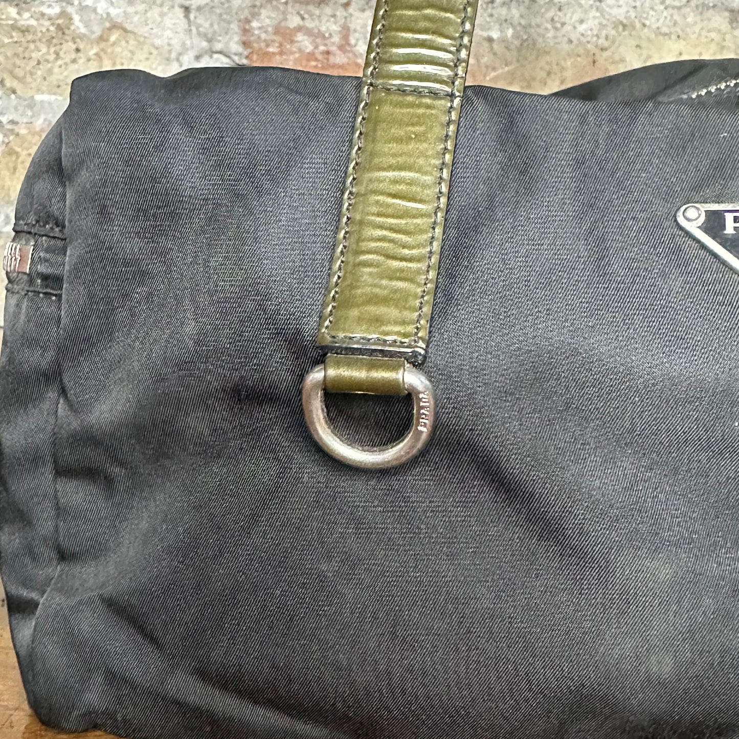 Vintage Prada Nylon Mini Boston Bag