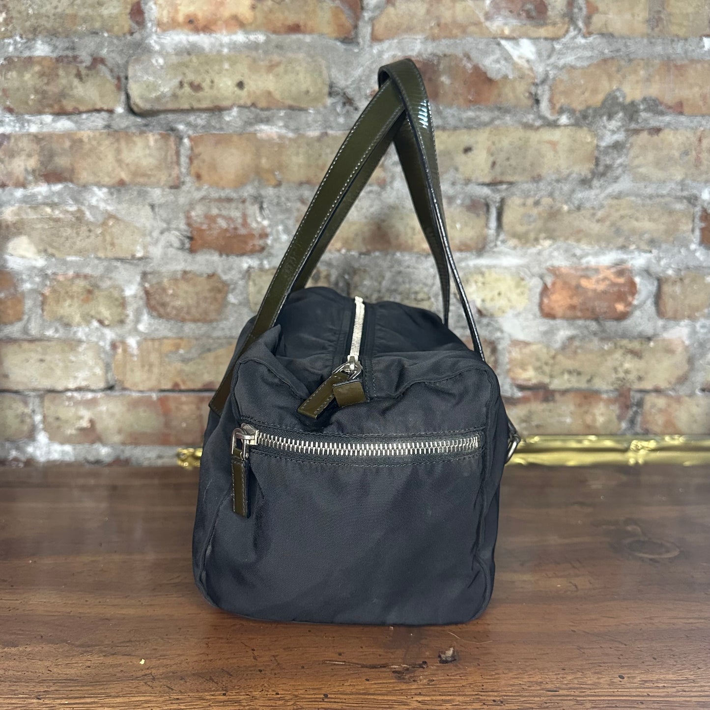 Vintage Prada Nylon Mini Boston Bag