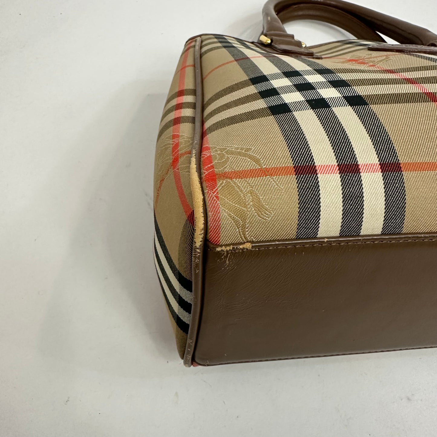 Vintage 1990’s Burberry Haymarket Nova Check Tote