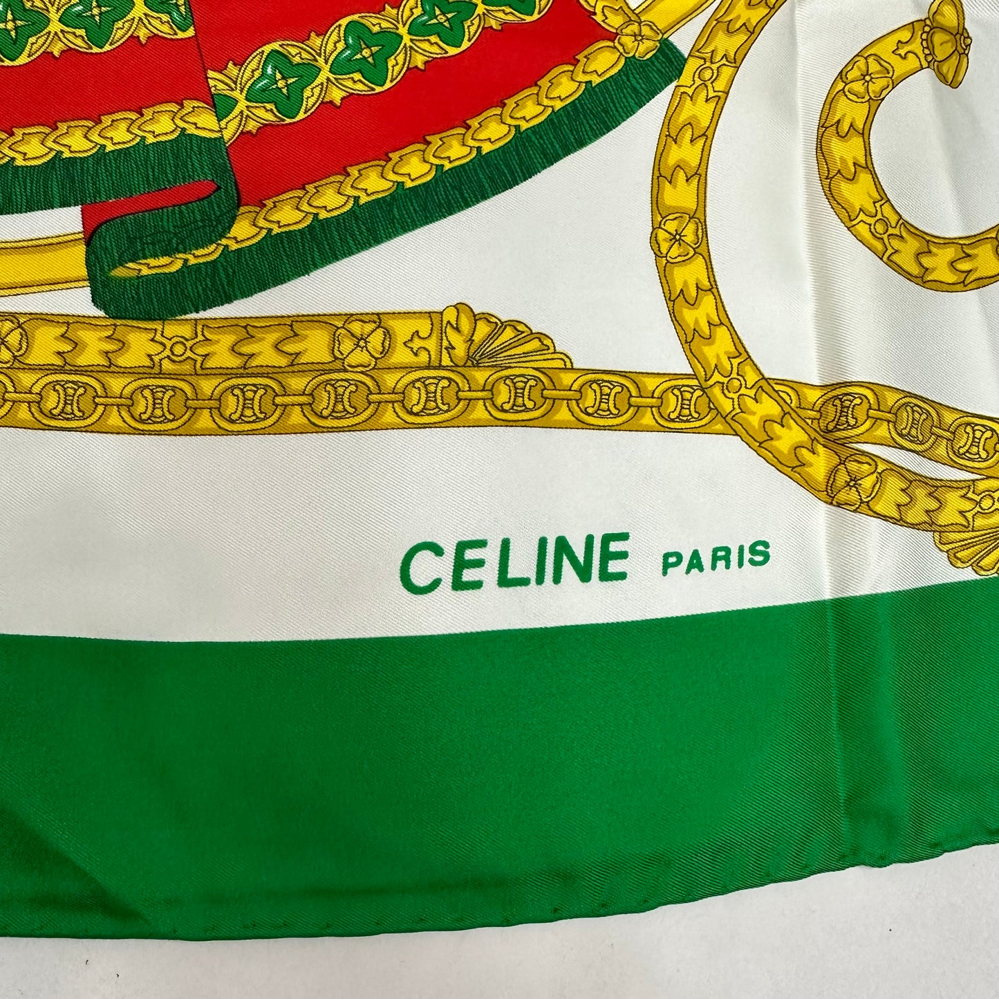 Vintage Celine Silk Scarf