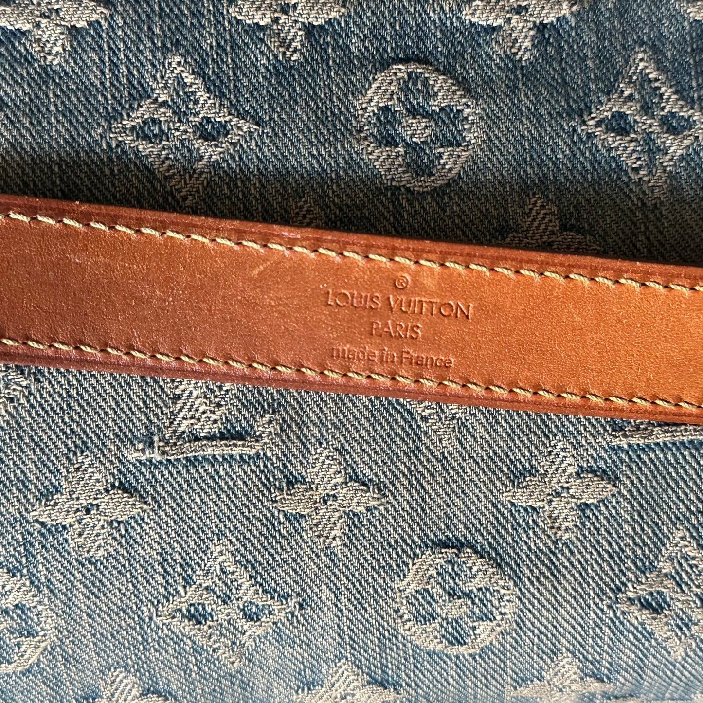 Vintage Louis Vuitton 2005 Blue Denim Baggy GM