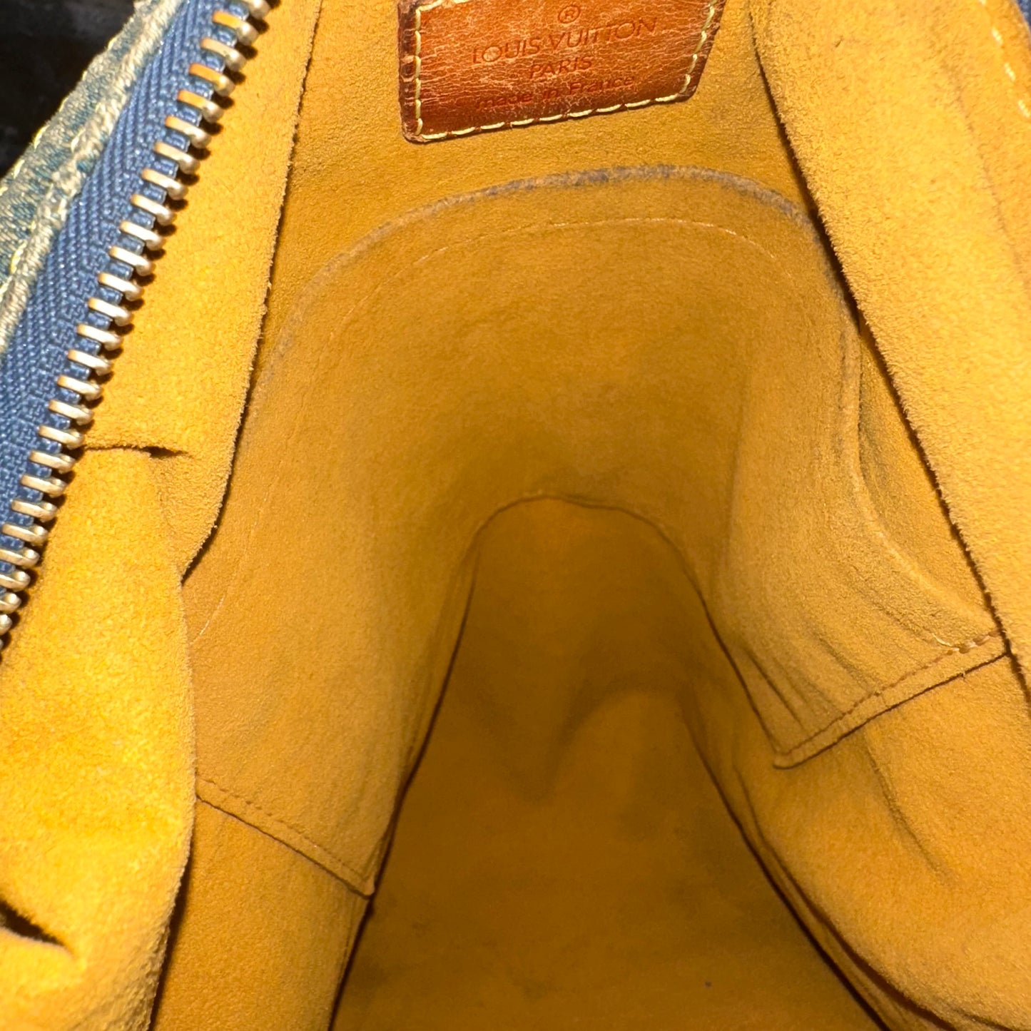 Vintage Louis Vuitton 2005 Blue Denim Baggy GM