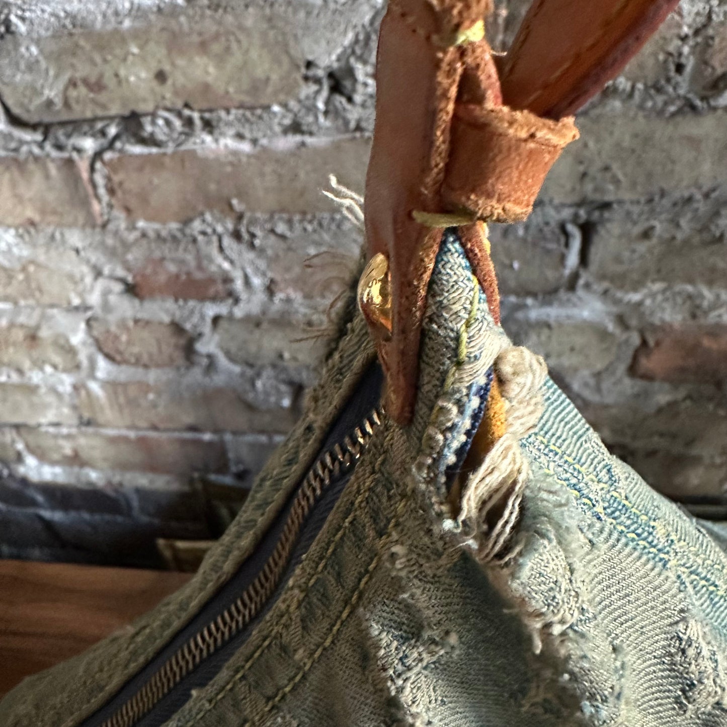 Vintage Louis Vuitton 2005 Blue Denim Baggy GM