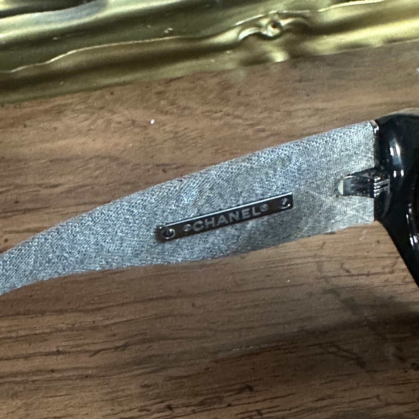 Vintage Chanel 5405 Denim Polarized Sunglasses