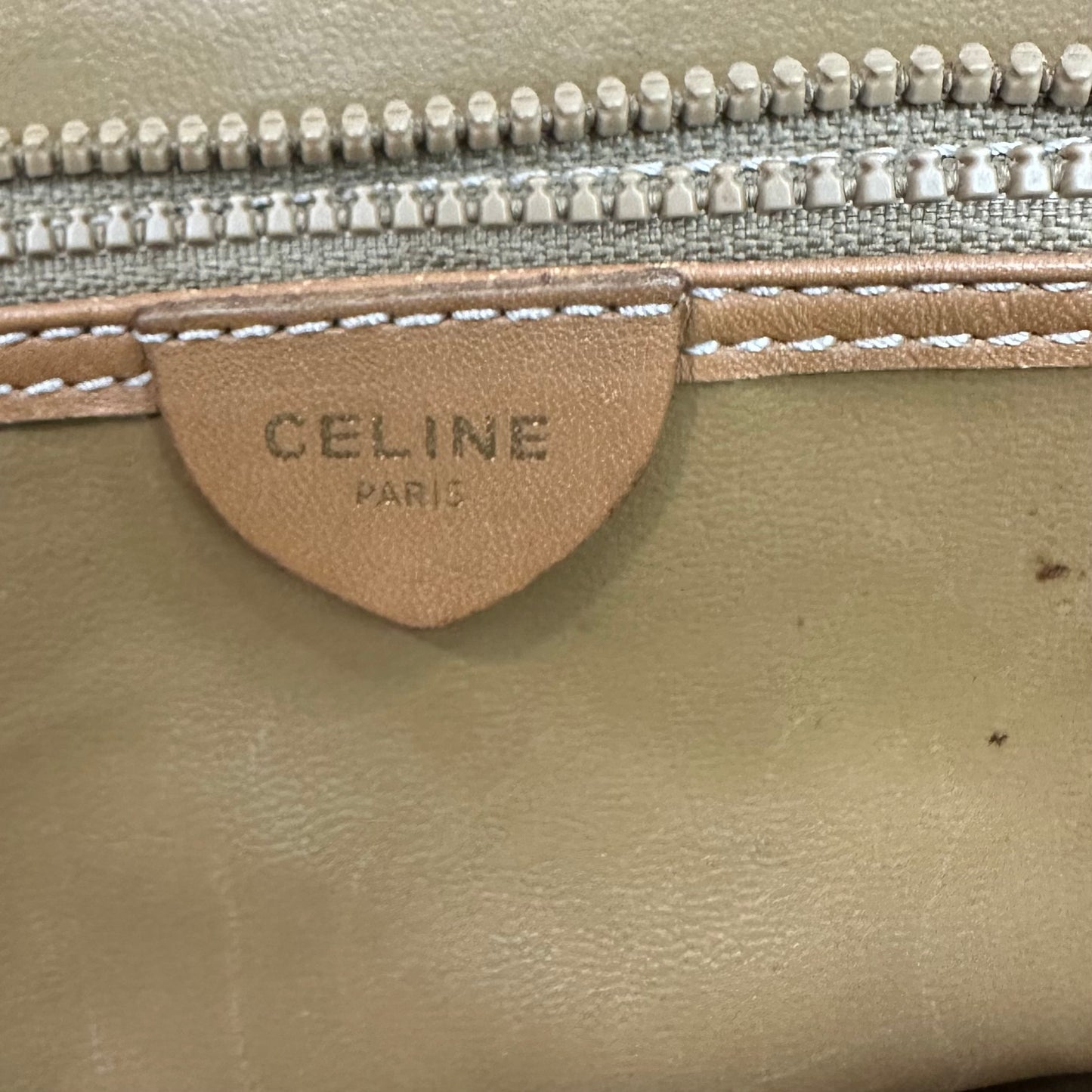 Vintage Celine Monogram Coated Canvas Tote