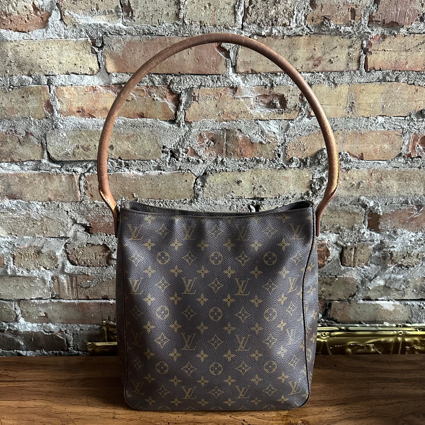 Vintage Louis Vuitton 2000 Monogram Looping GM Bag