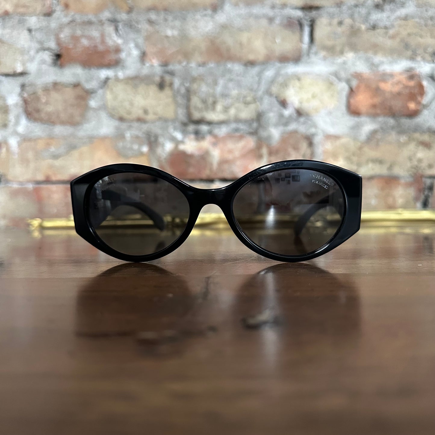 Vintage Chanel 5405 Denim Polarized Sunglasses