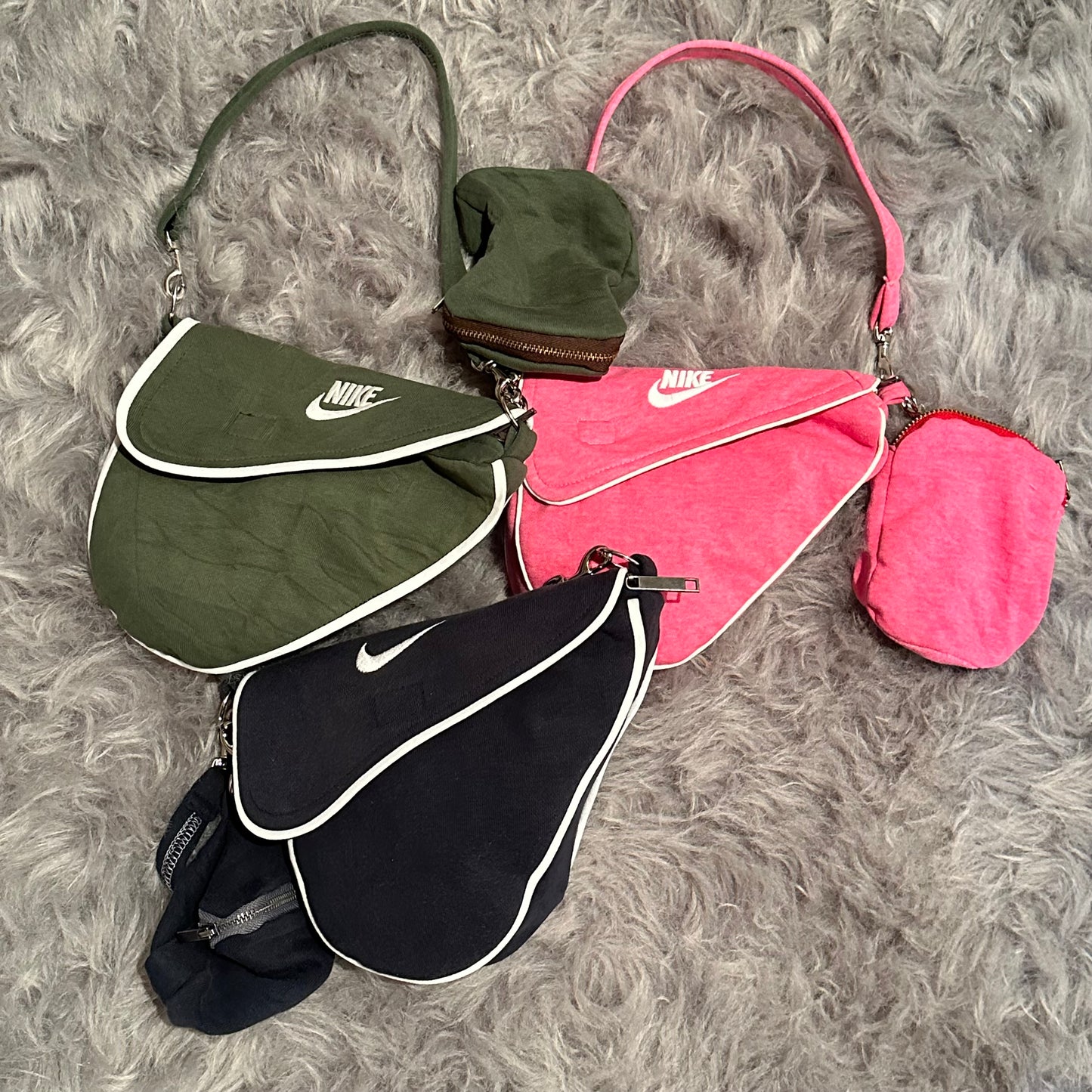 Reworked Nike Saddle Bag